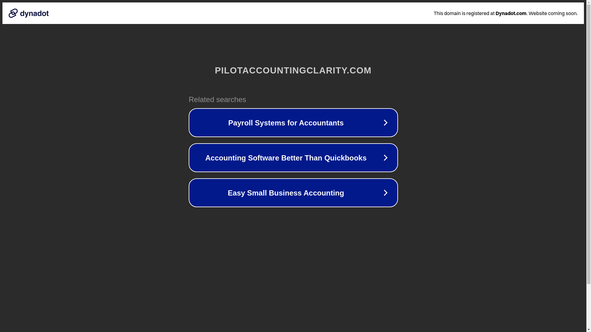 website screenshot of https://pilotaccountingclarity.com/