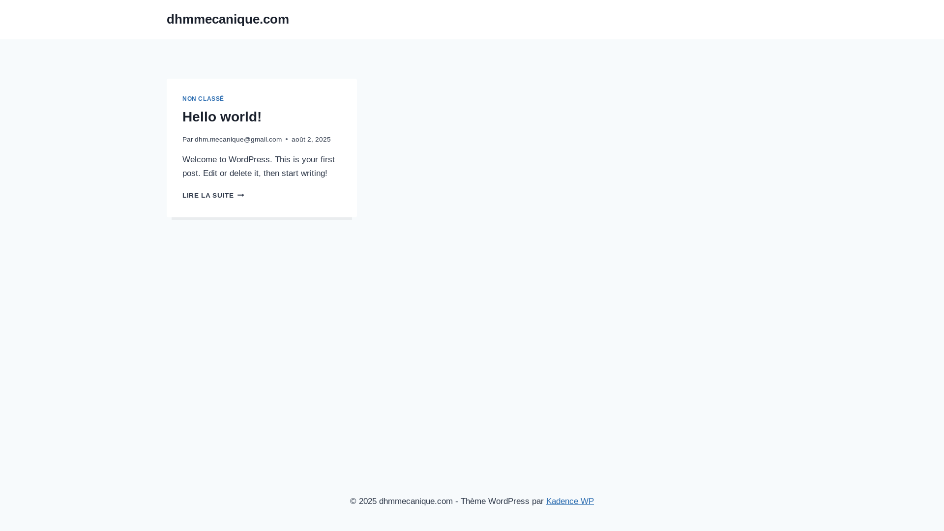 website screenshot of https://dhmmecanique.com/