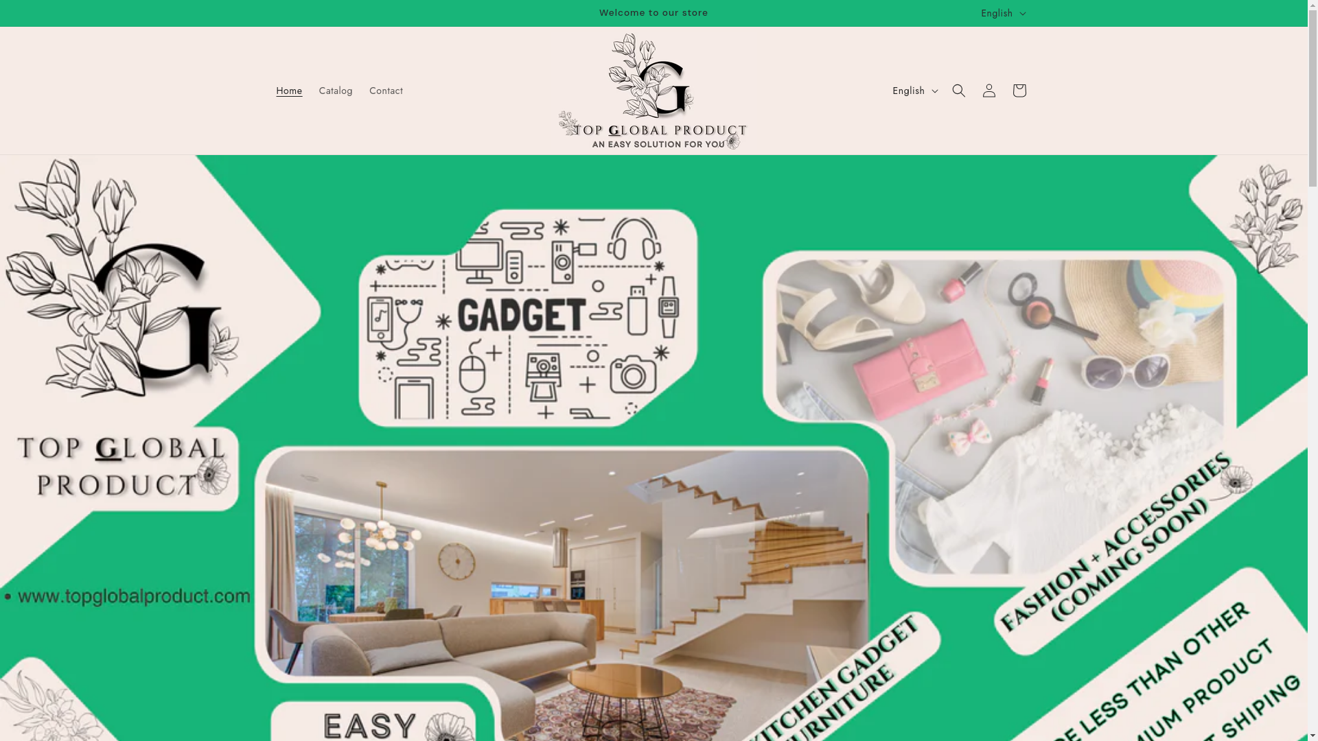 website screenshot of https://topglobalproduct.store/