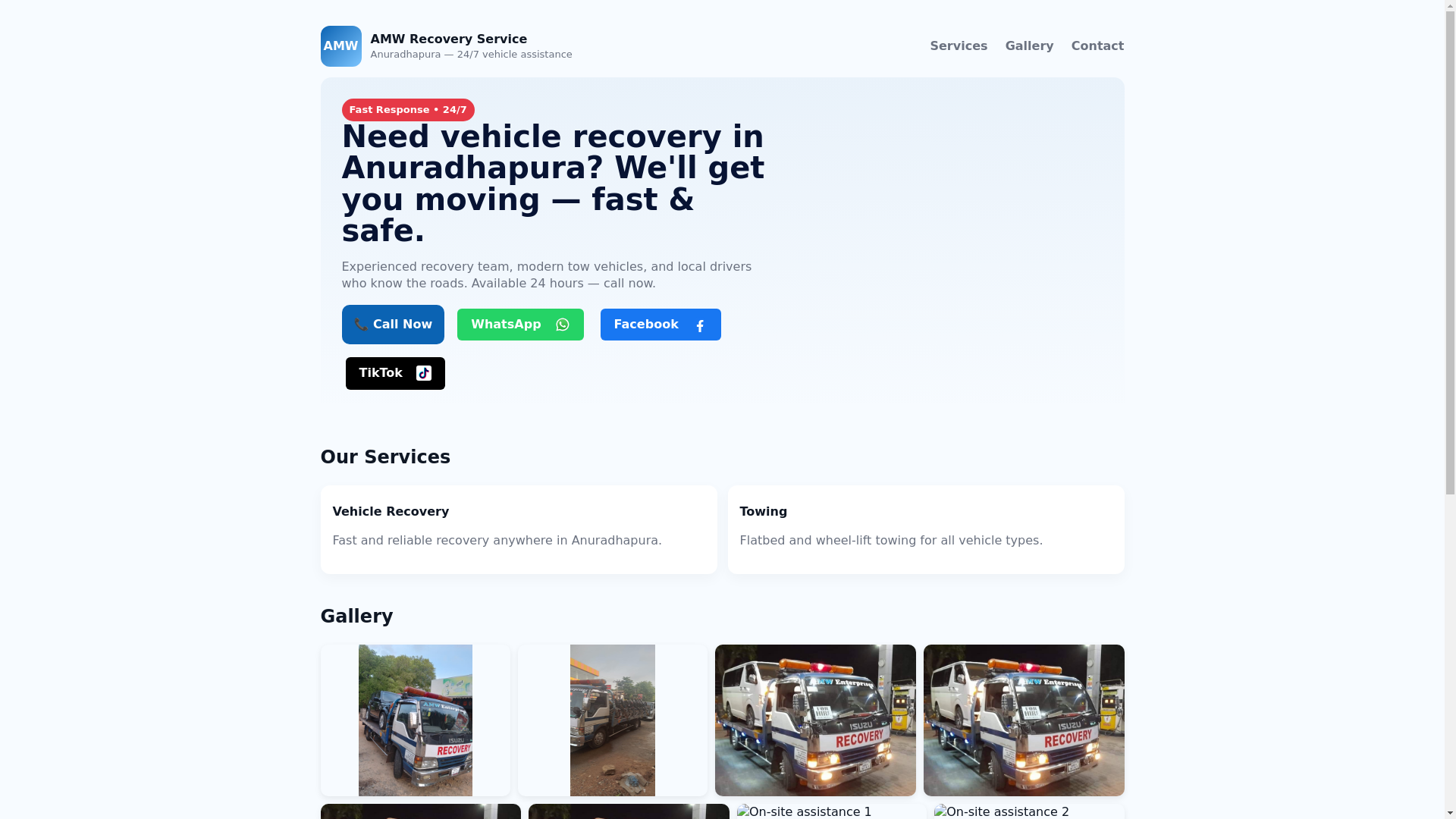 website screenshot of https://front-end-amw-enterprises.pages.dev/