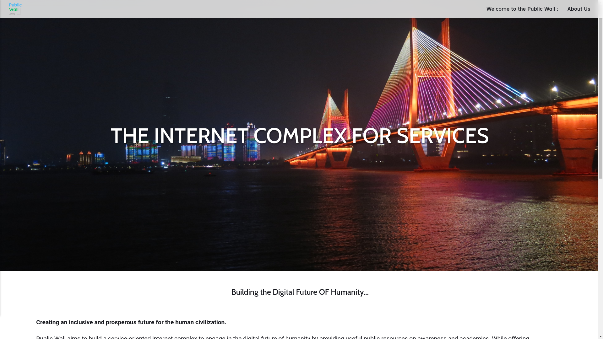 website screenshot of https://publicwall.org/