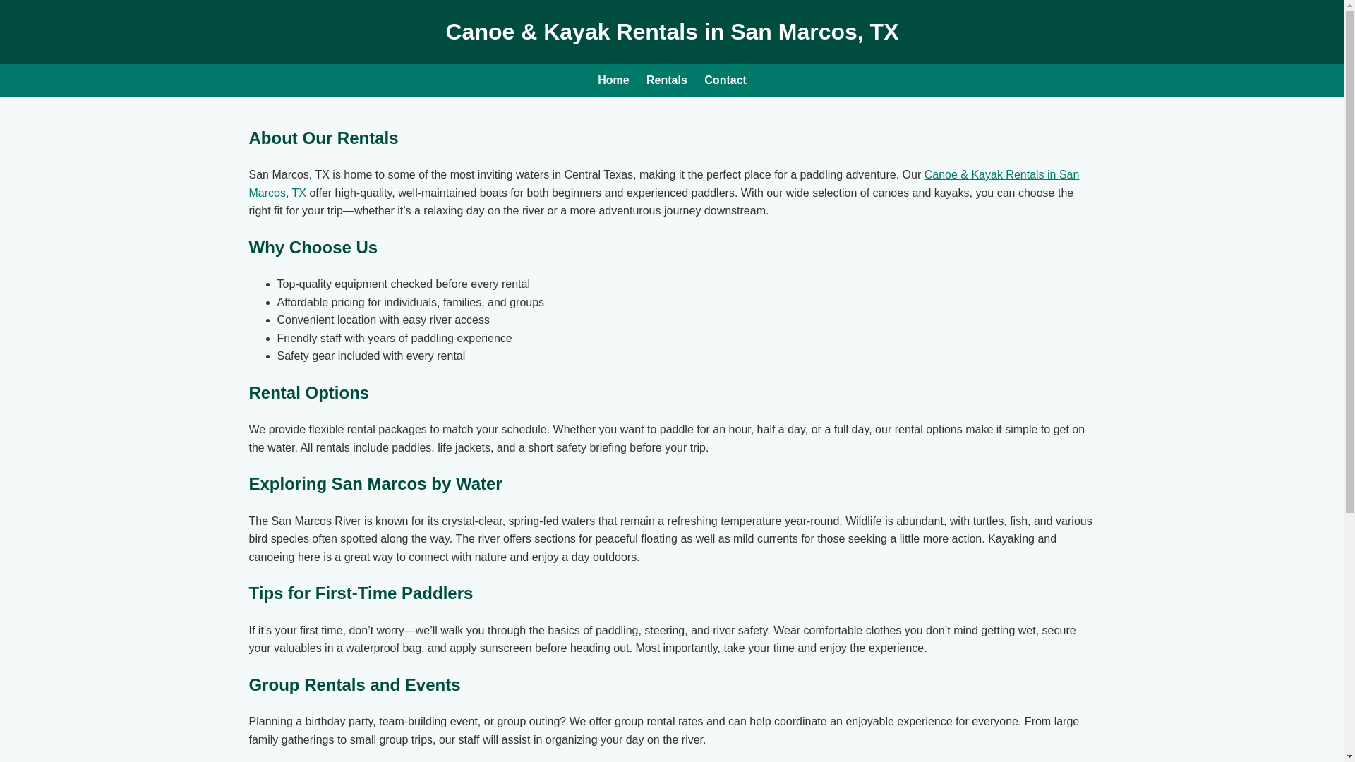 website screenshot of https://guided-canoe-and-kayak-adventures.pages.dev/