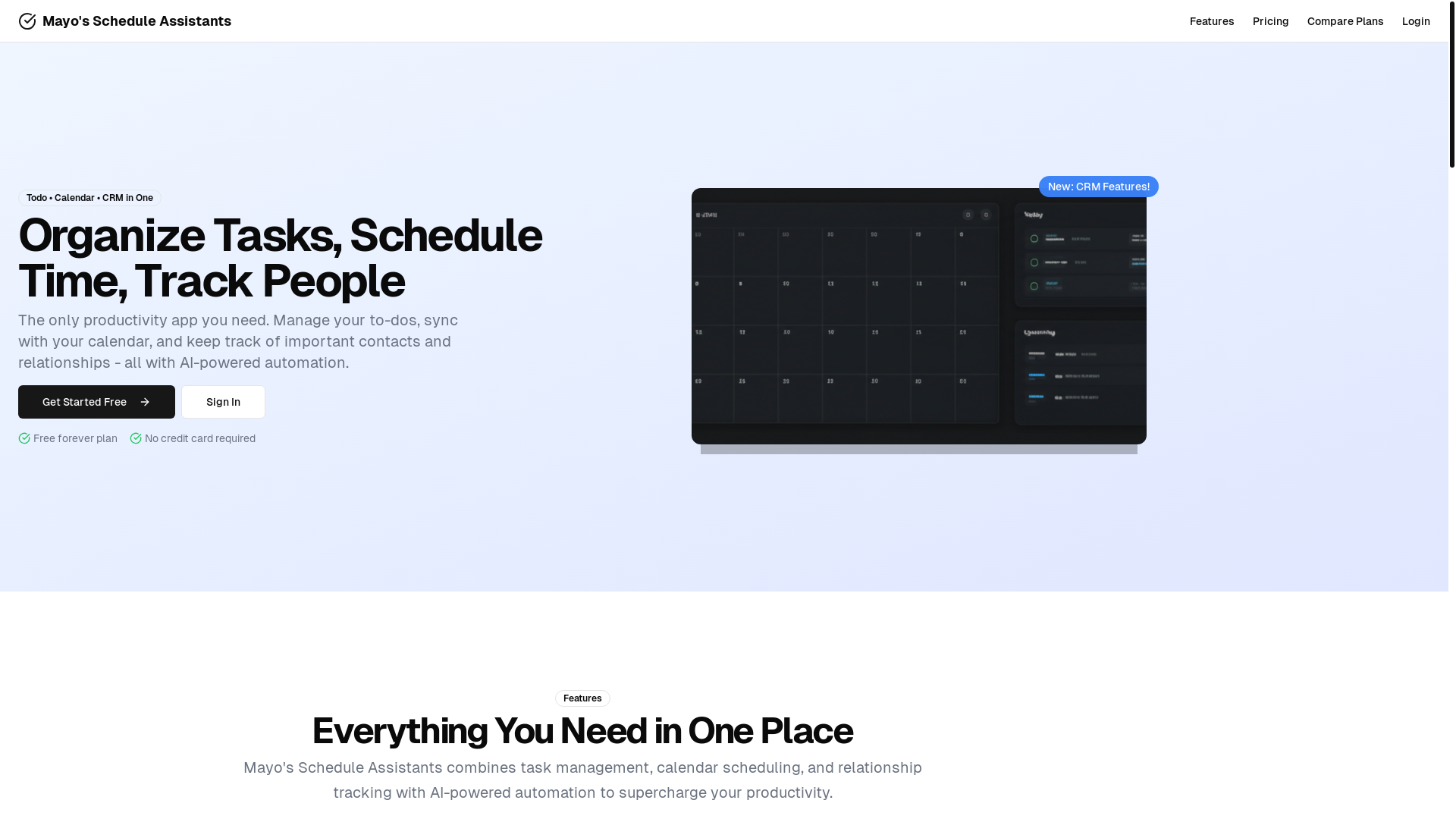 website screenshot of https://mycalendartodo.com/