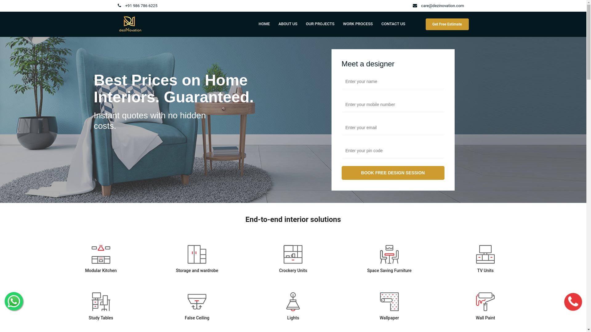 website screenshot of https://dezinovation.in/