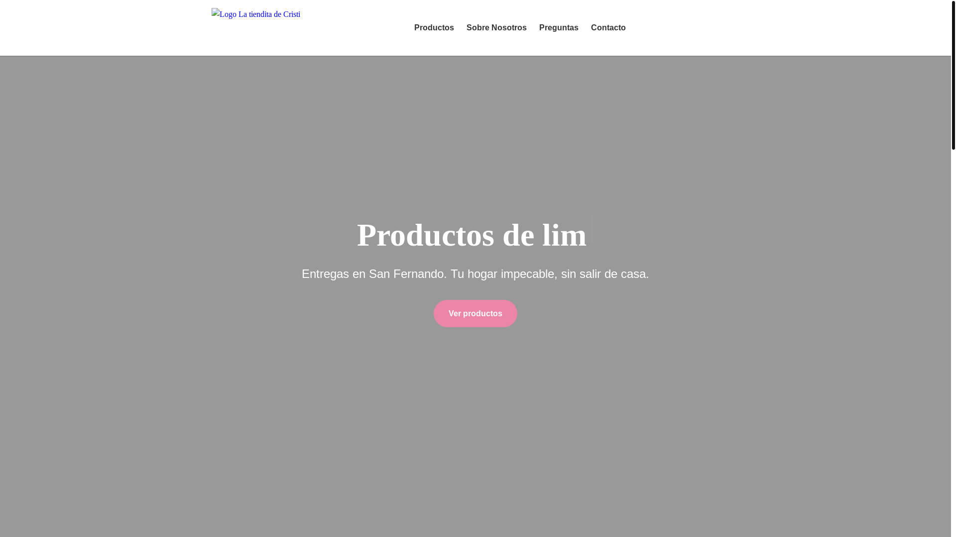 website screenshot of https://latienditadecristi.pages.dev/