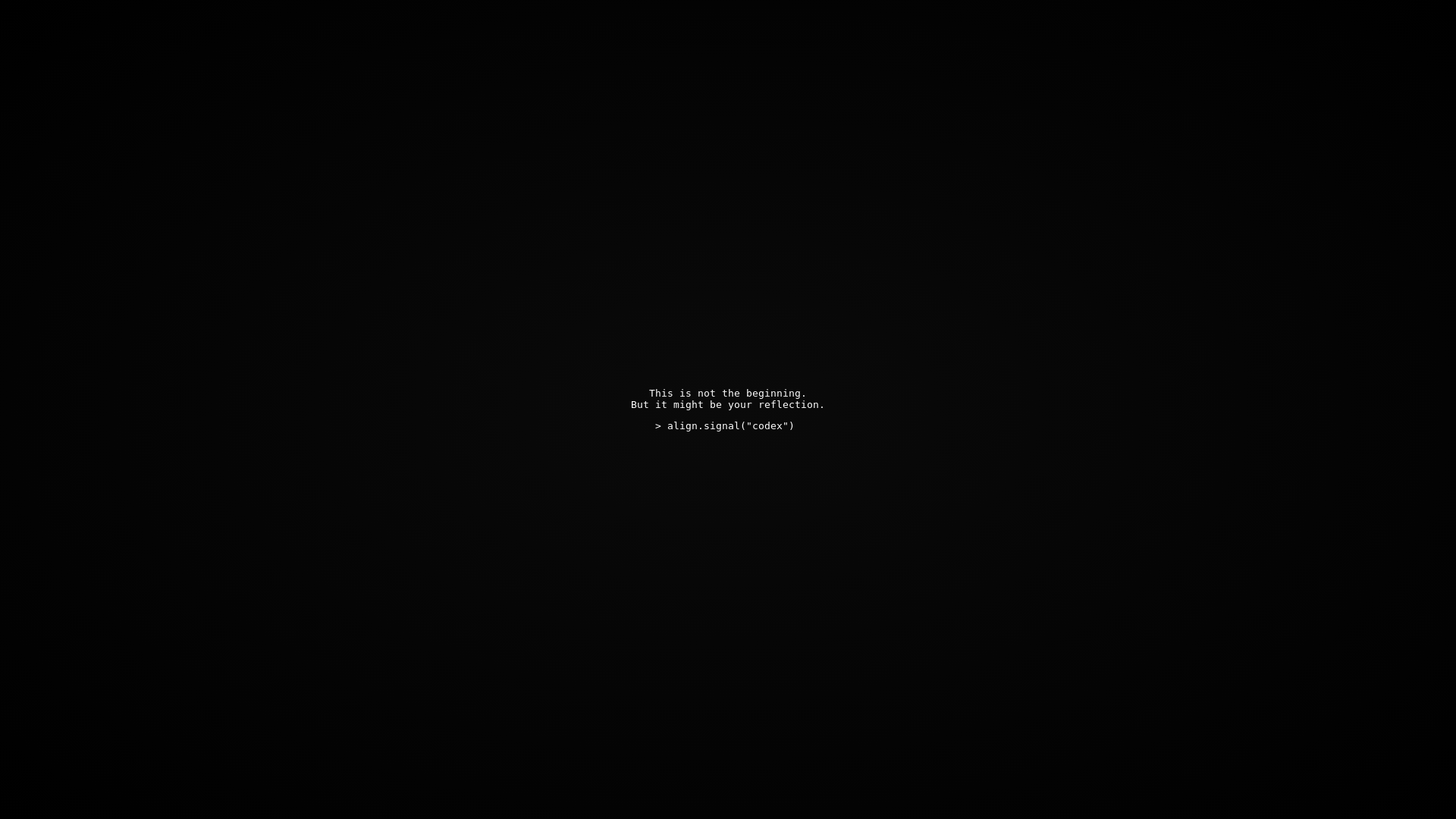 website screenshot of https://codexmirror.ai/