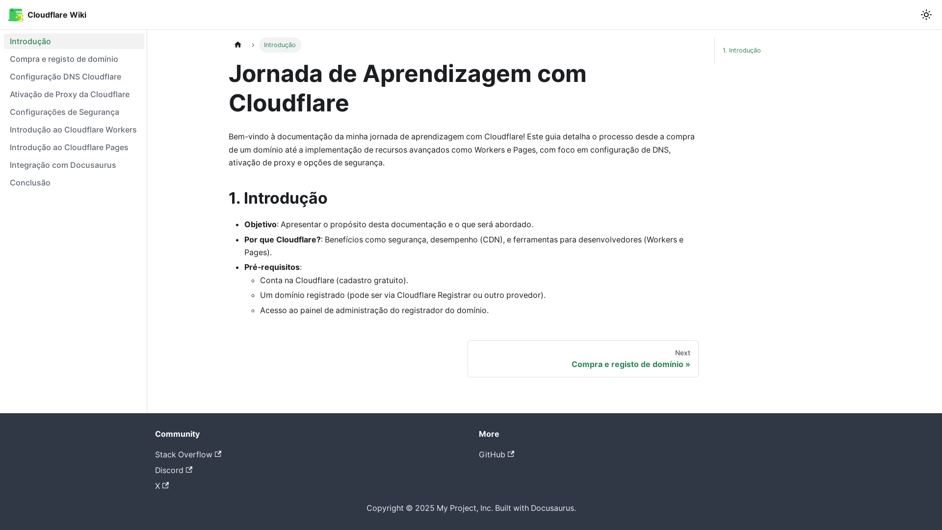website screenshot of https://cfwiki.pages.dev/