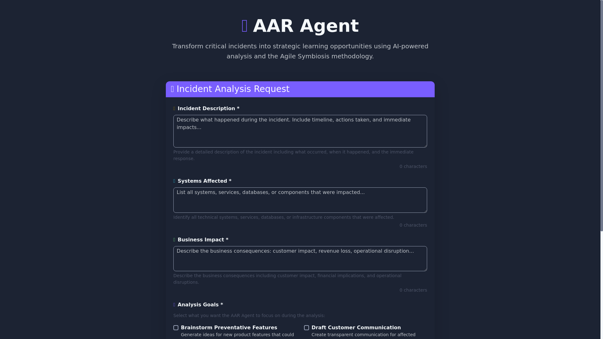 website screenshot of https://aaragent.com/