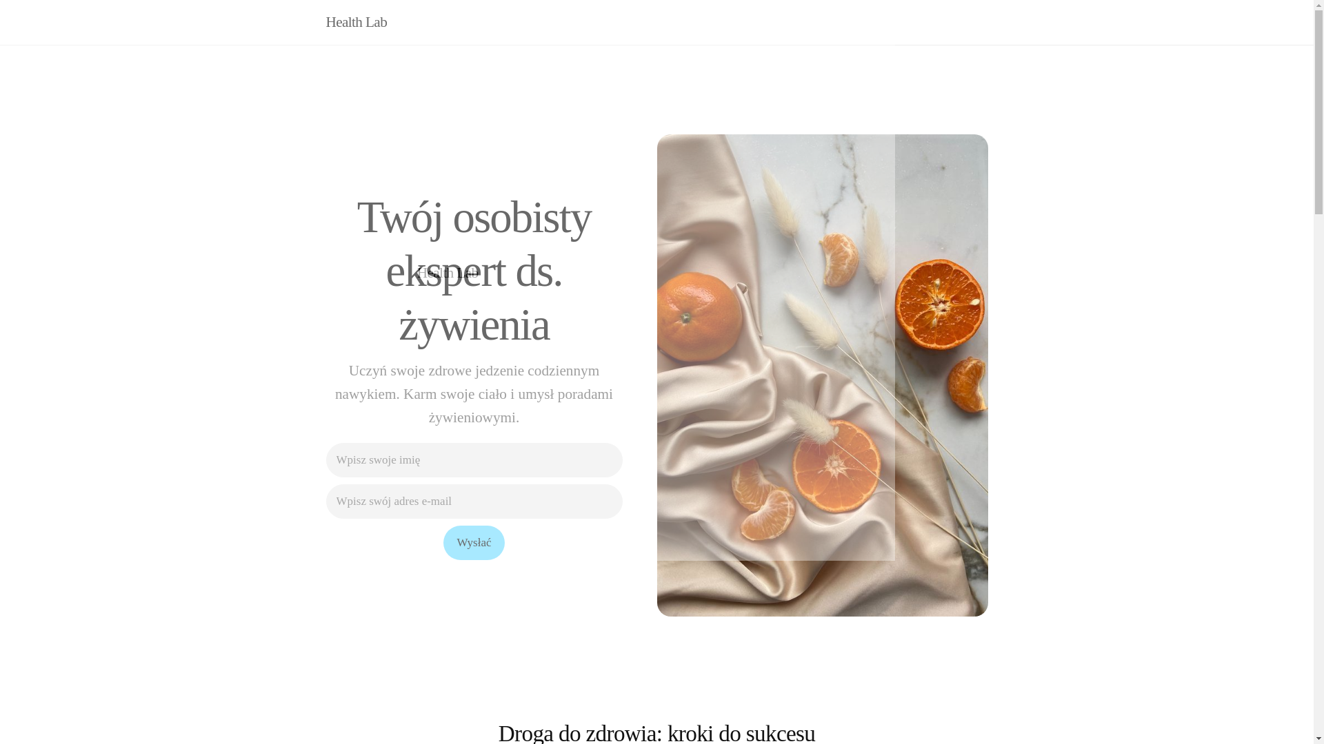 website screenshot of https://healthlabone.com/