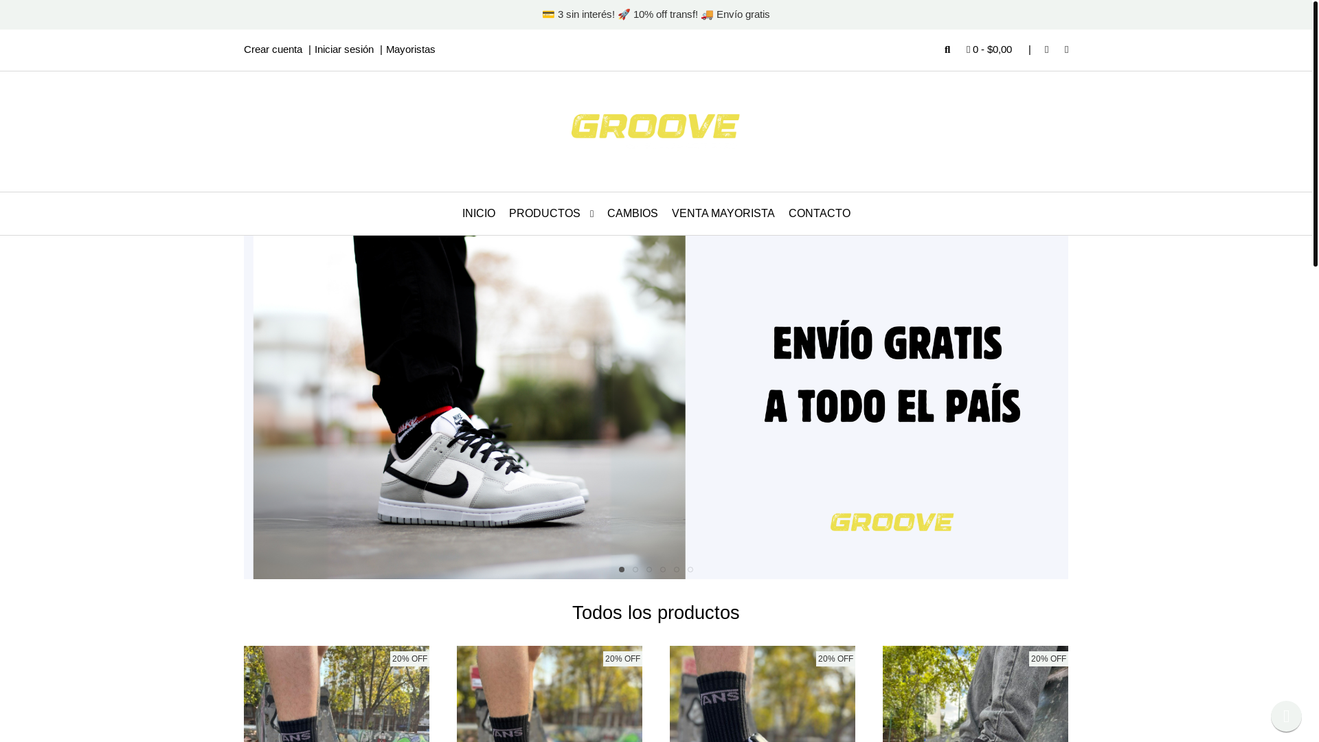 website screenshot of https://sneakerfreaker.com.ar/