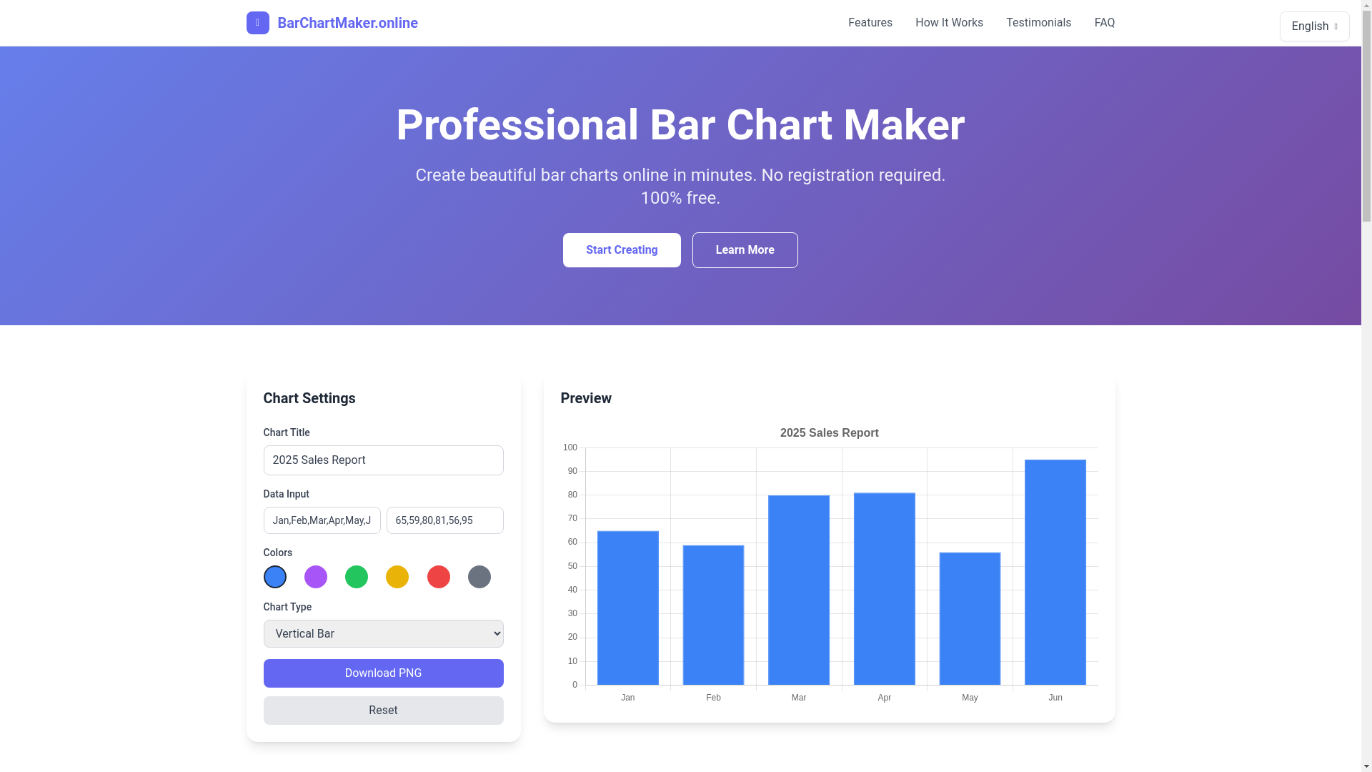 website screenshot of https://barchartmaker.pages.dev/