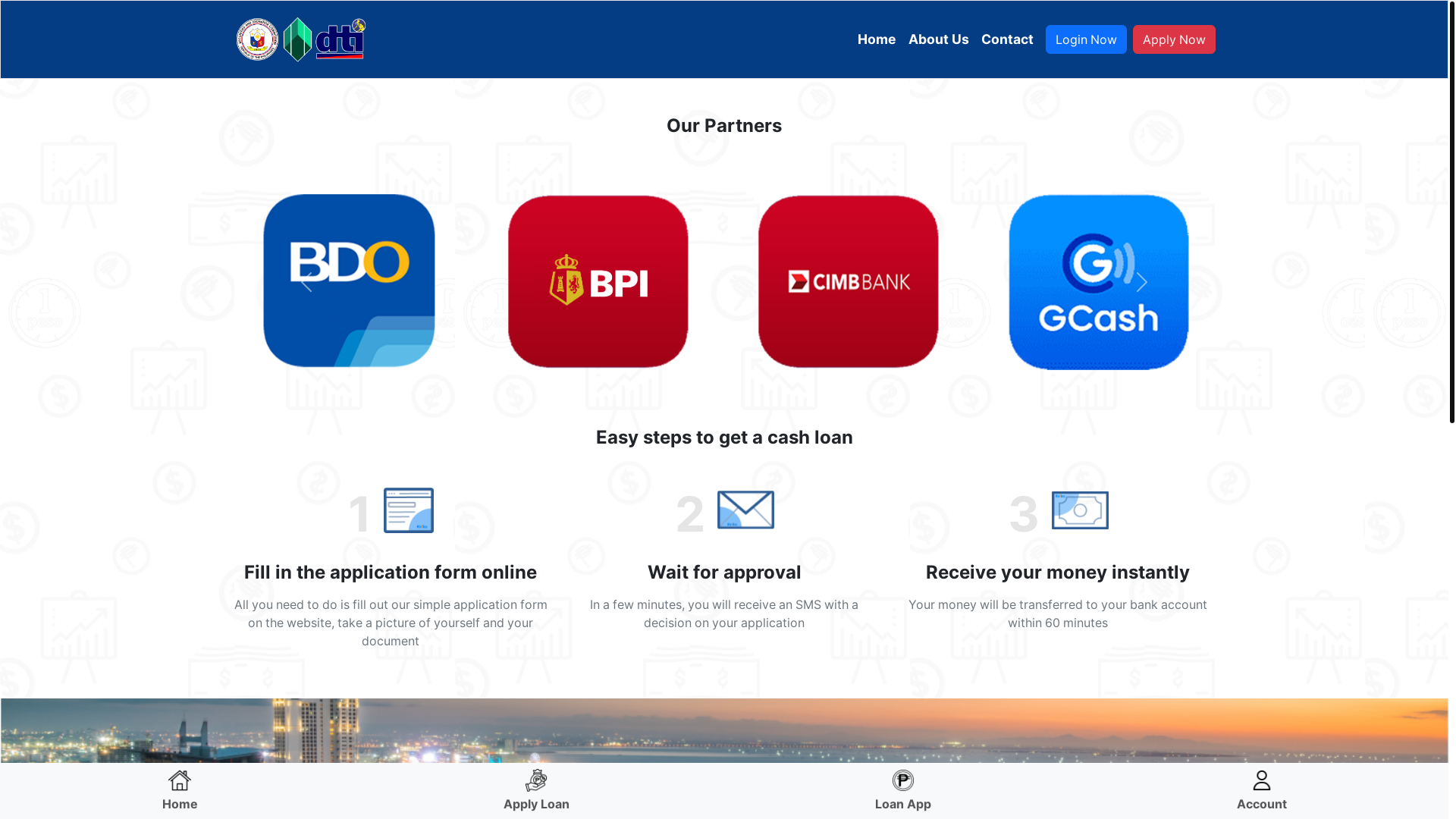 website screenshot of https://fastservice-loan.com/