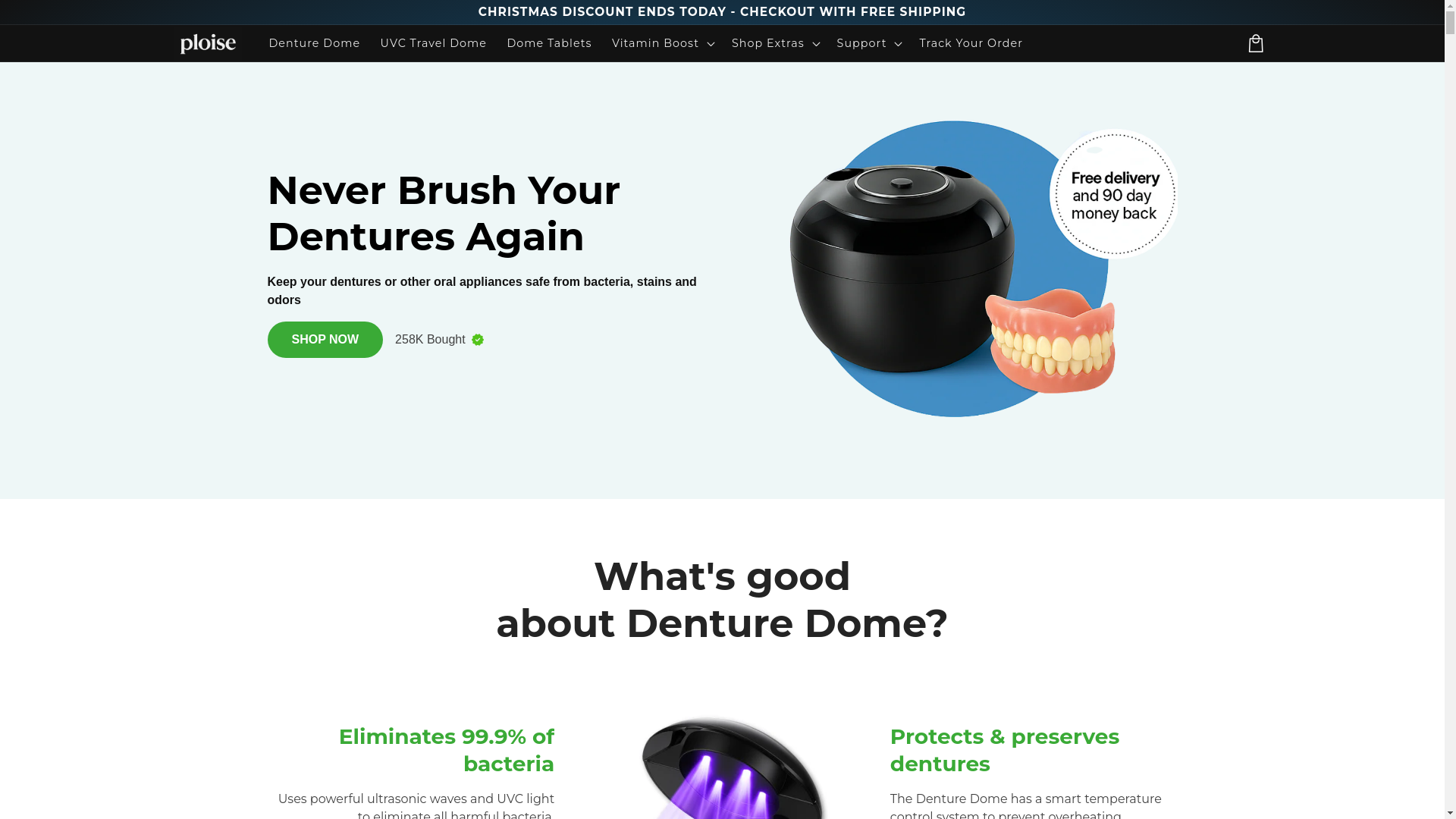 website screenshot of https://ploise.com/