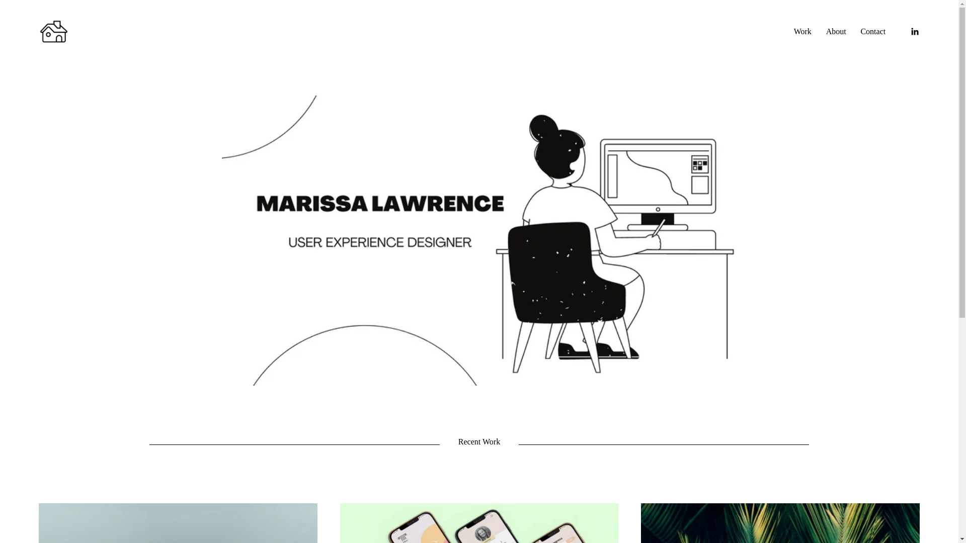 website screenshot of https://marissa-designs.com/