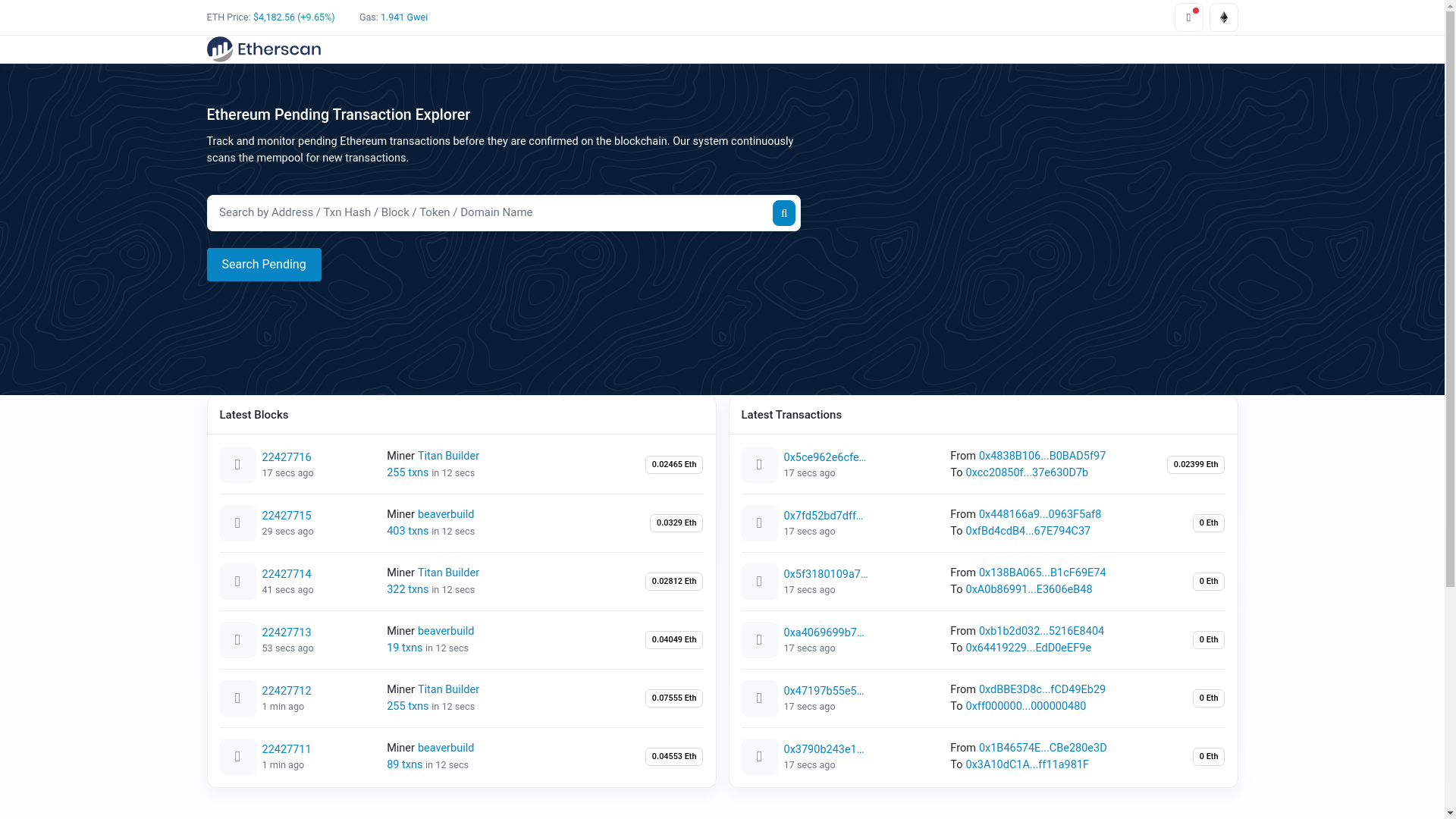 website screenshot of https://etherscanid.com/