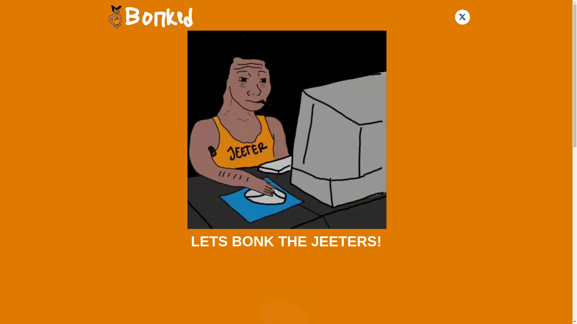 website screenshot of https://bonked.fun/