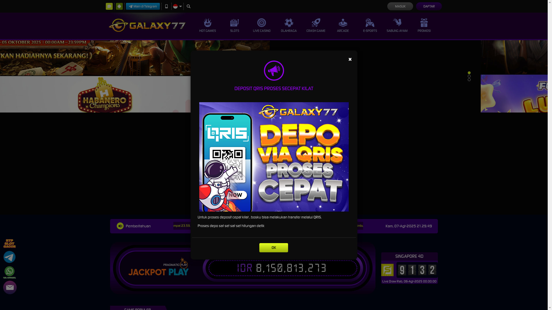 website screenshot of https://galaxy77jibun.com/