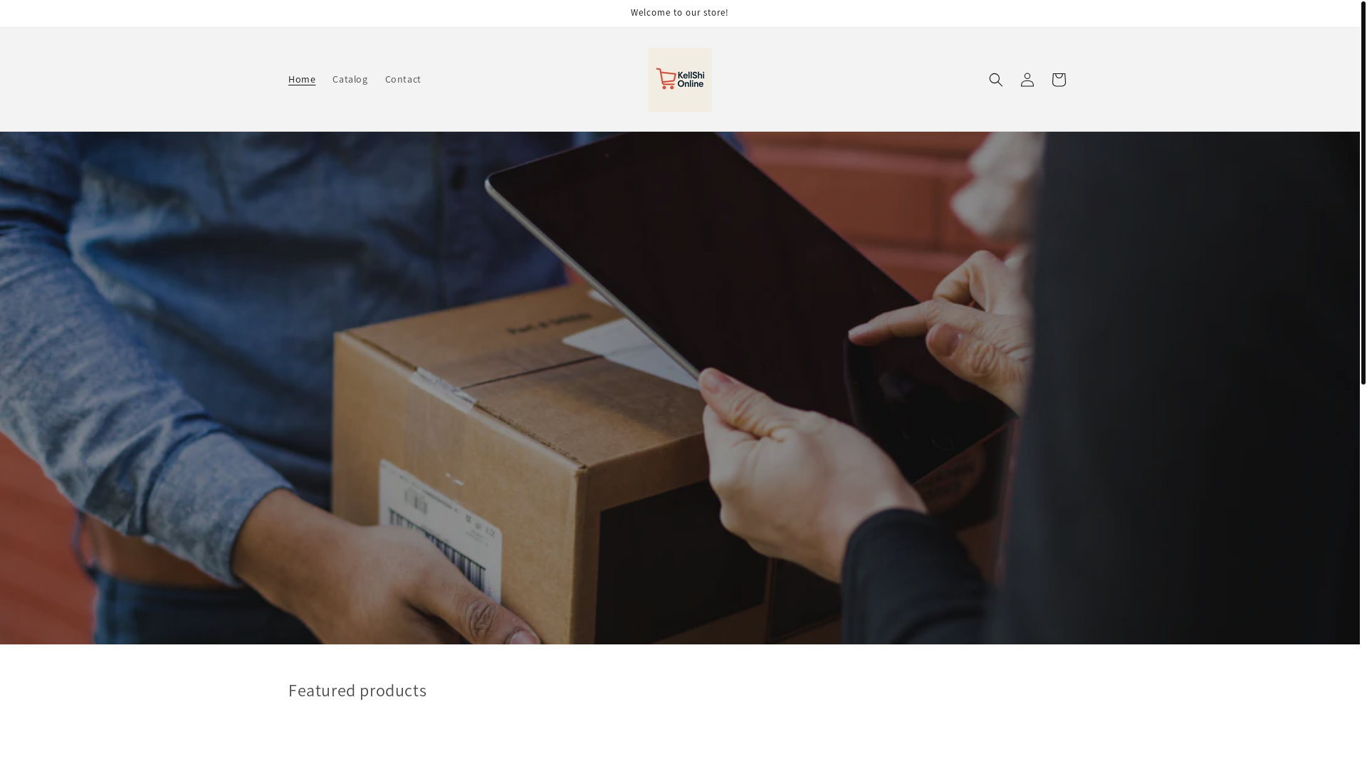 website screenshot of https://kellshionline.shop/