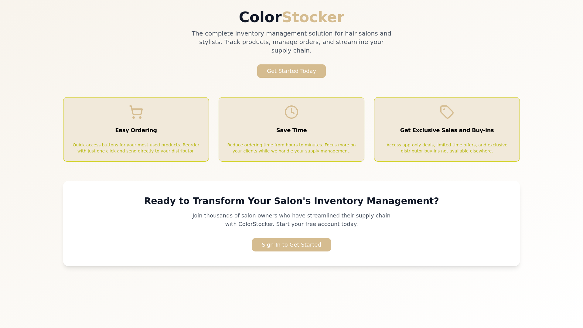 website screenshot of https://colorstocker.com/