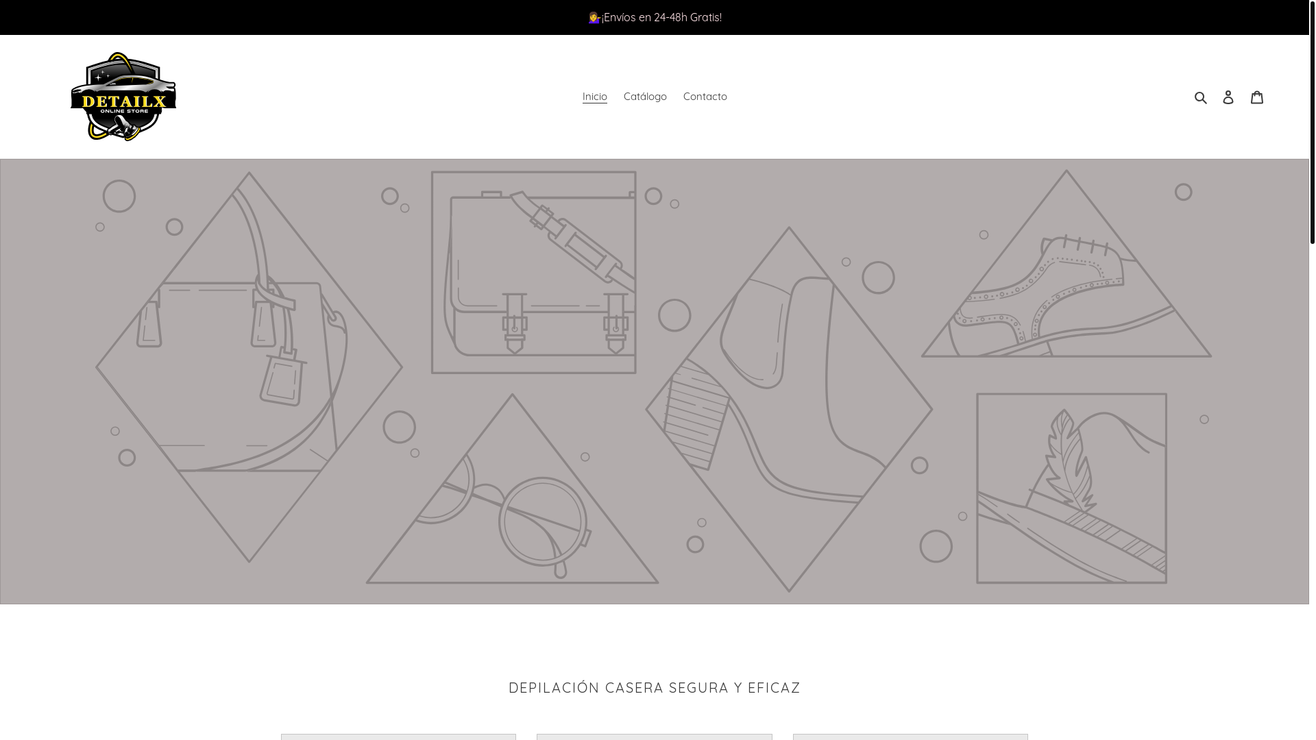 website screenshot of https://detailxonlinestore.com/