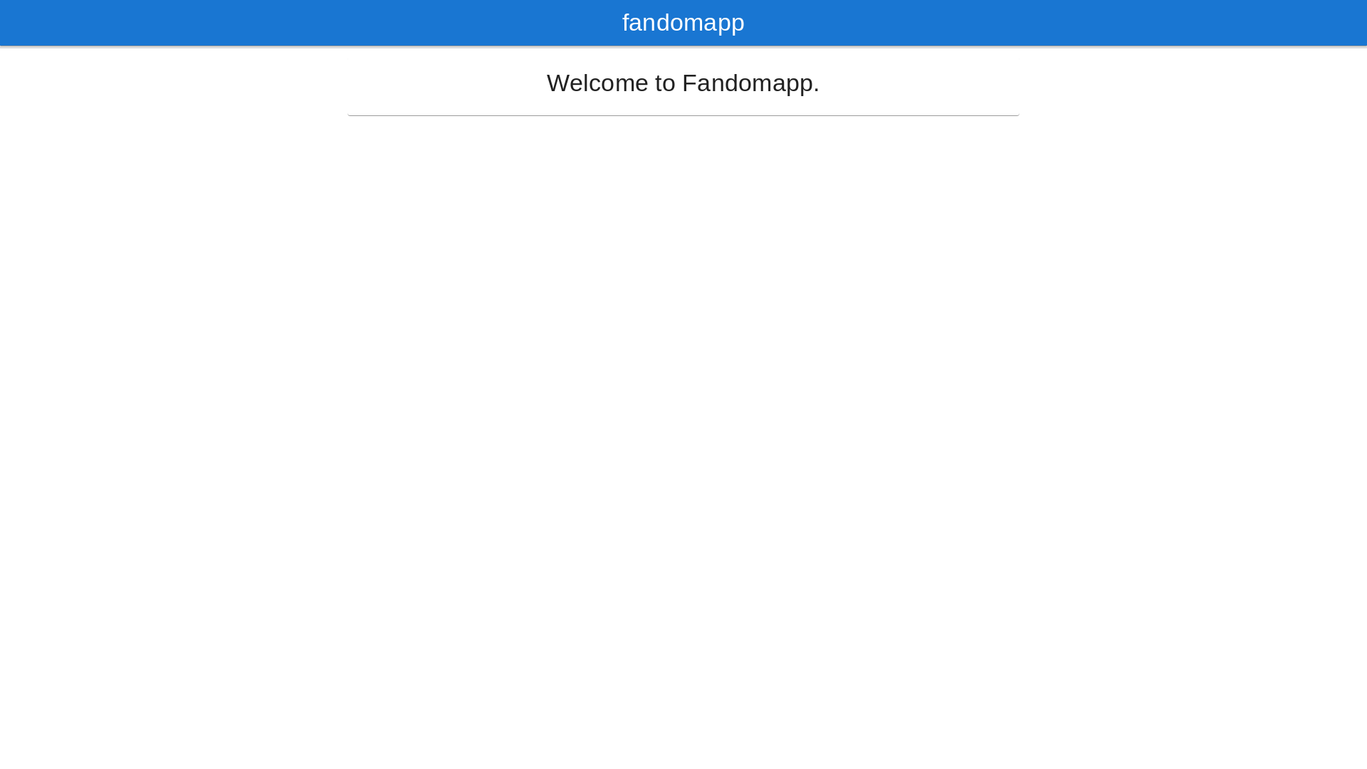 website screenshot of https://fandomapp.pages.dev/