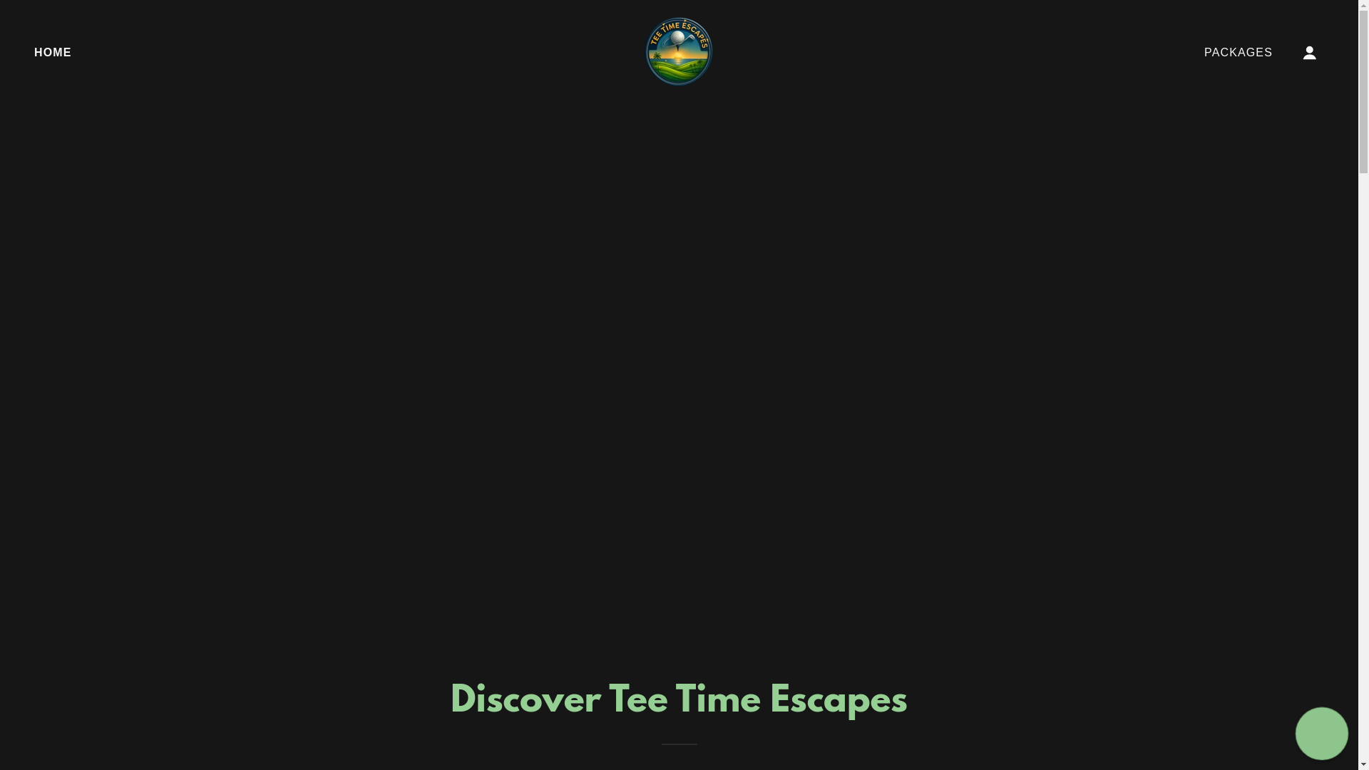website screenshot of https://teetimeescapes.com/
