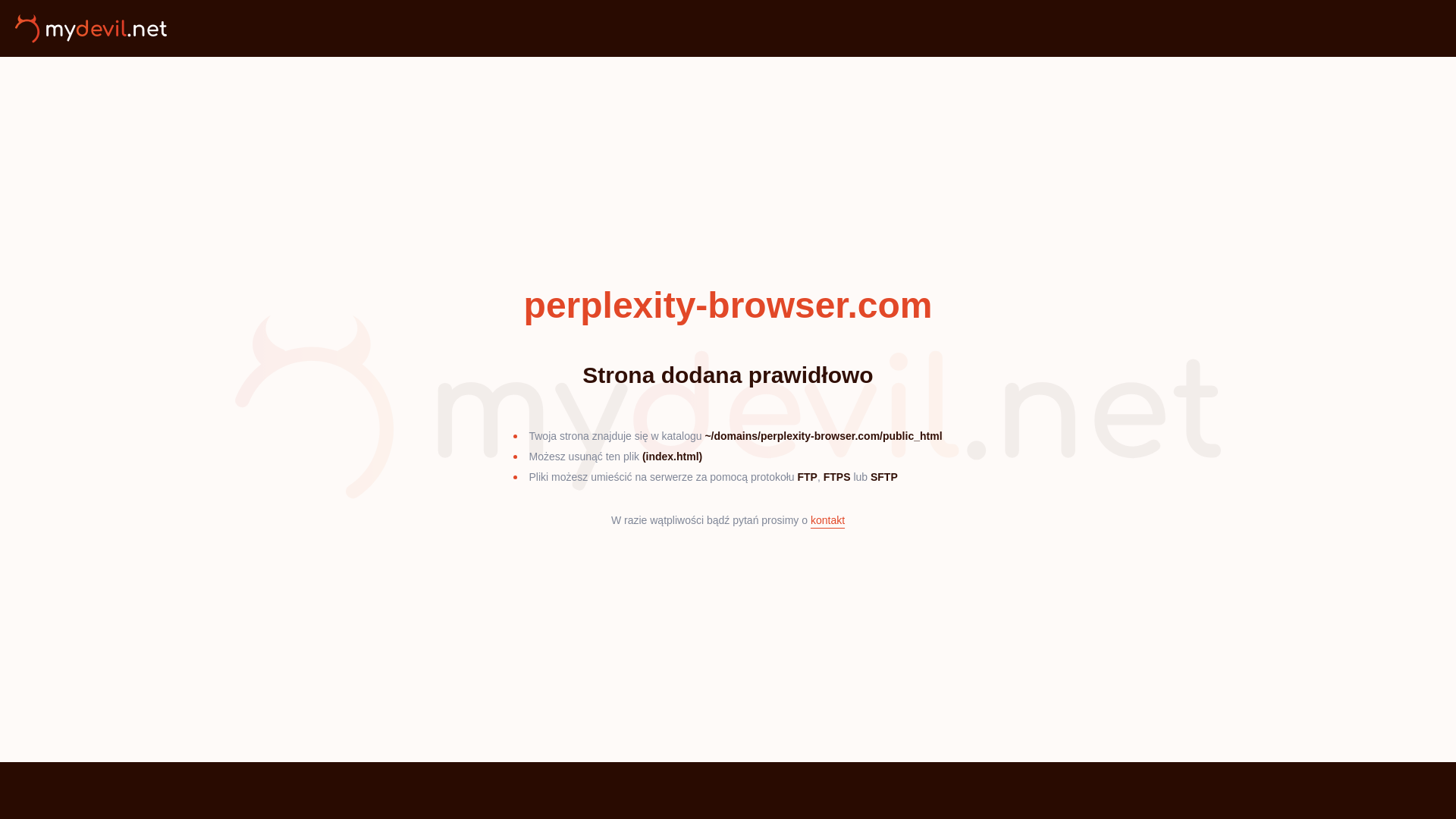 website screenshot of https://perplexity-browser.com/