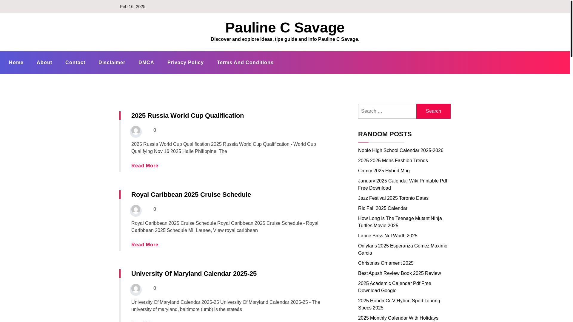 website screenshot of https://paulinecsavageb.pages.dev/