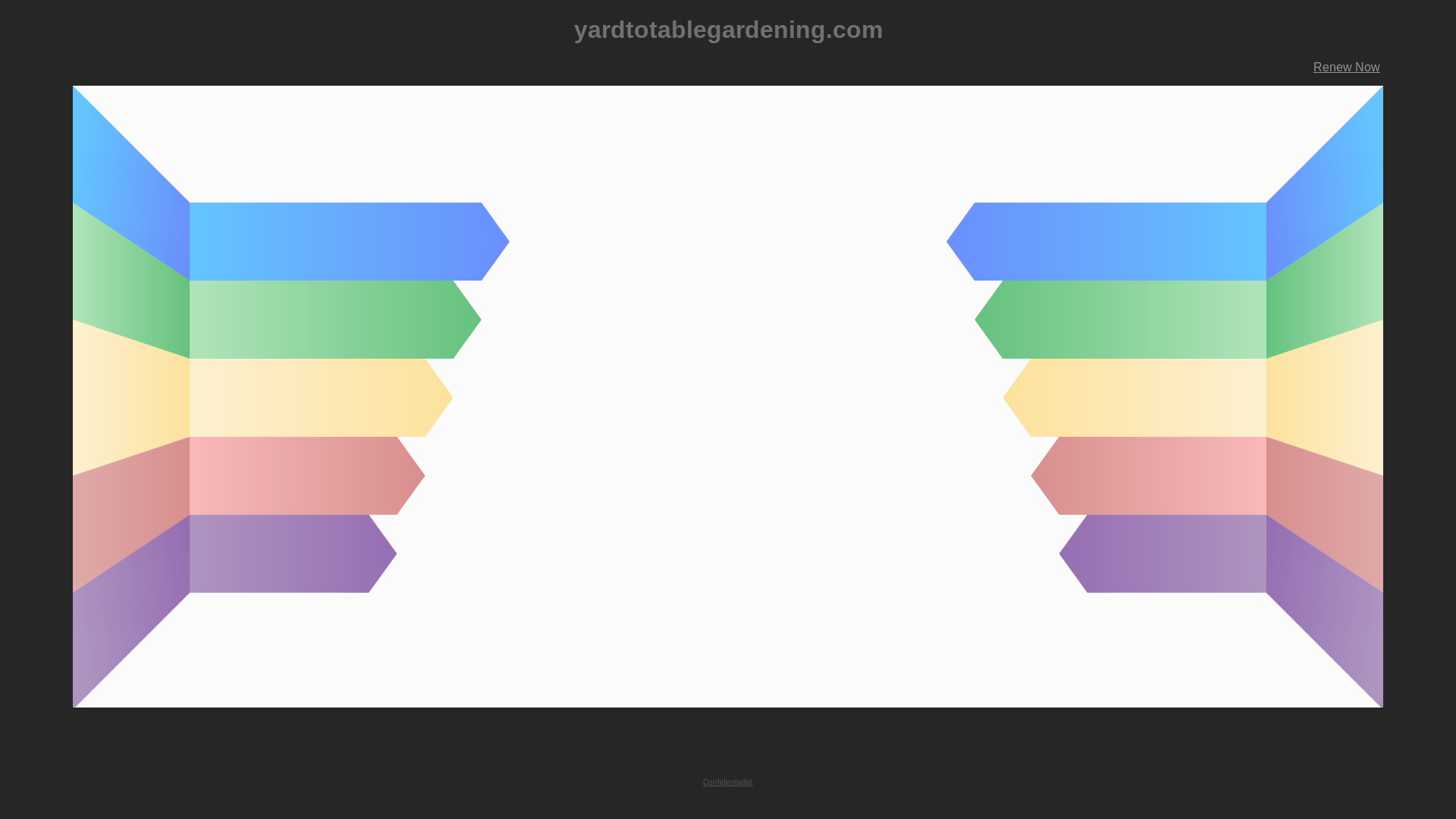 website screenshot of https://yardtotablegardening.com/