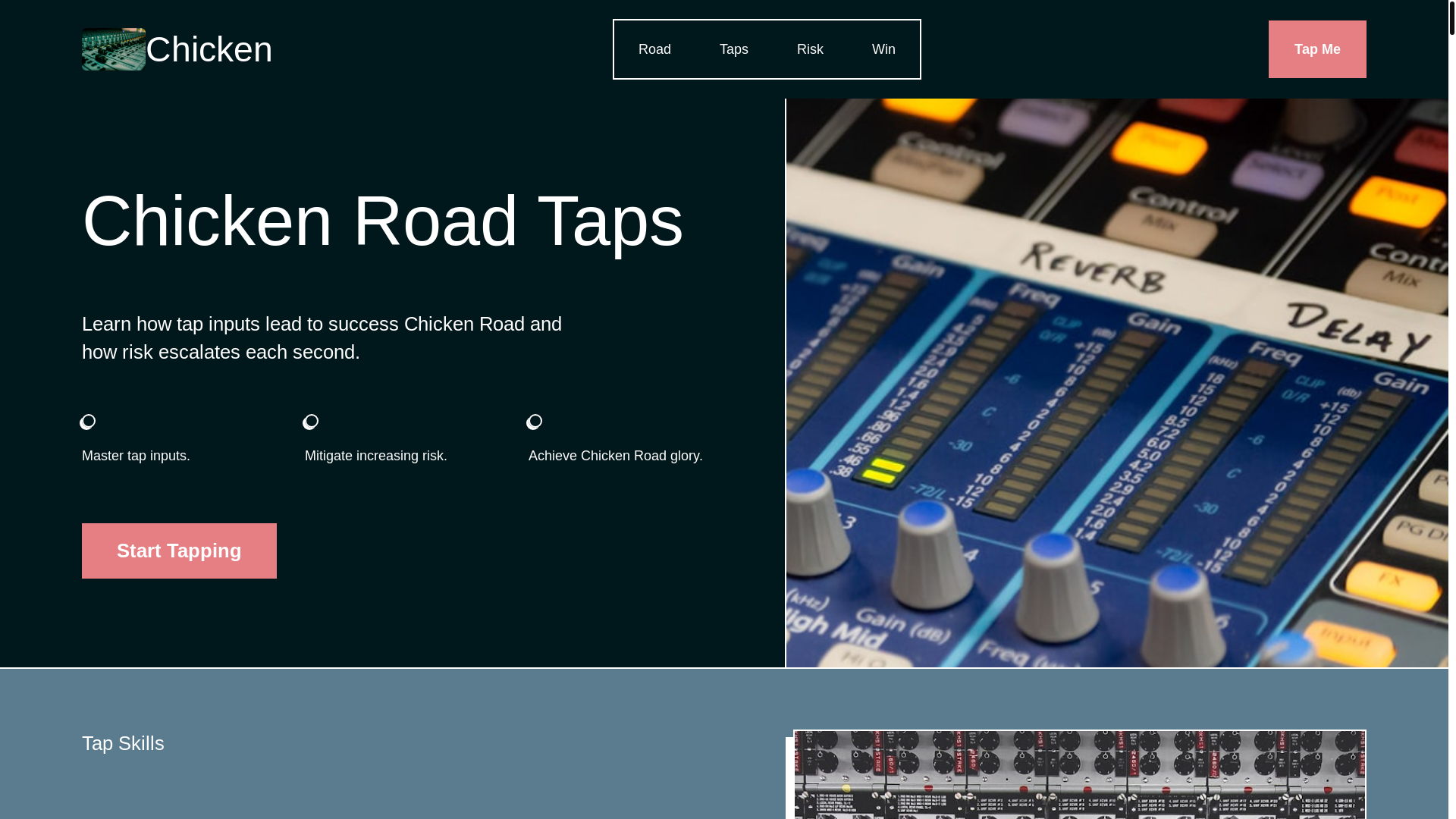 website screenshot of https://chickenroadhazelbud.com/
