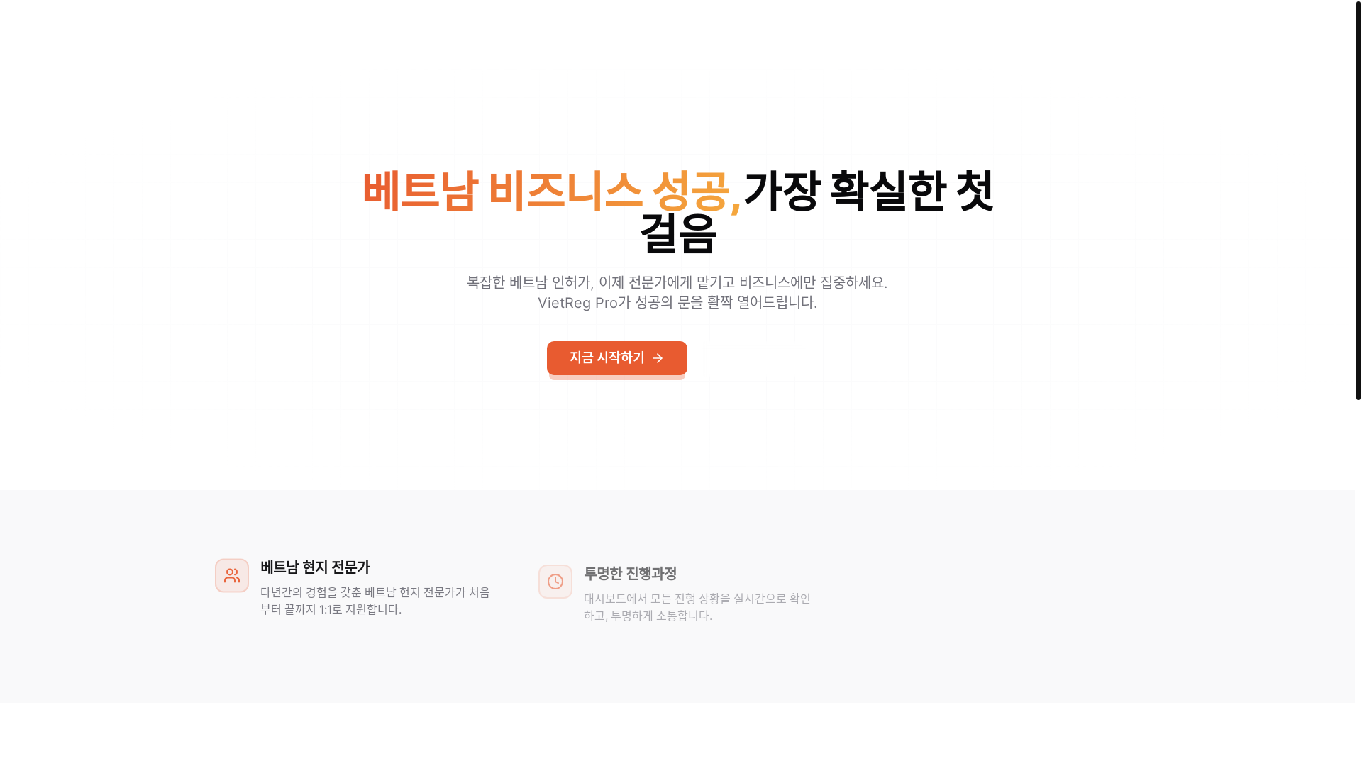 website screenshot of https://vietreg.pro/