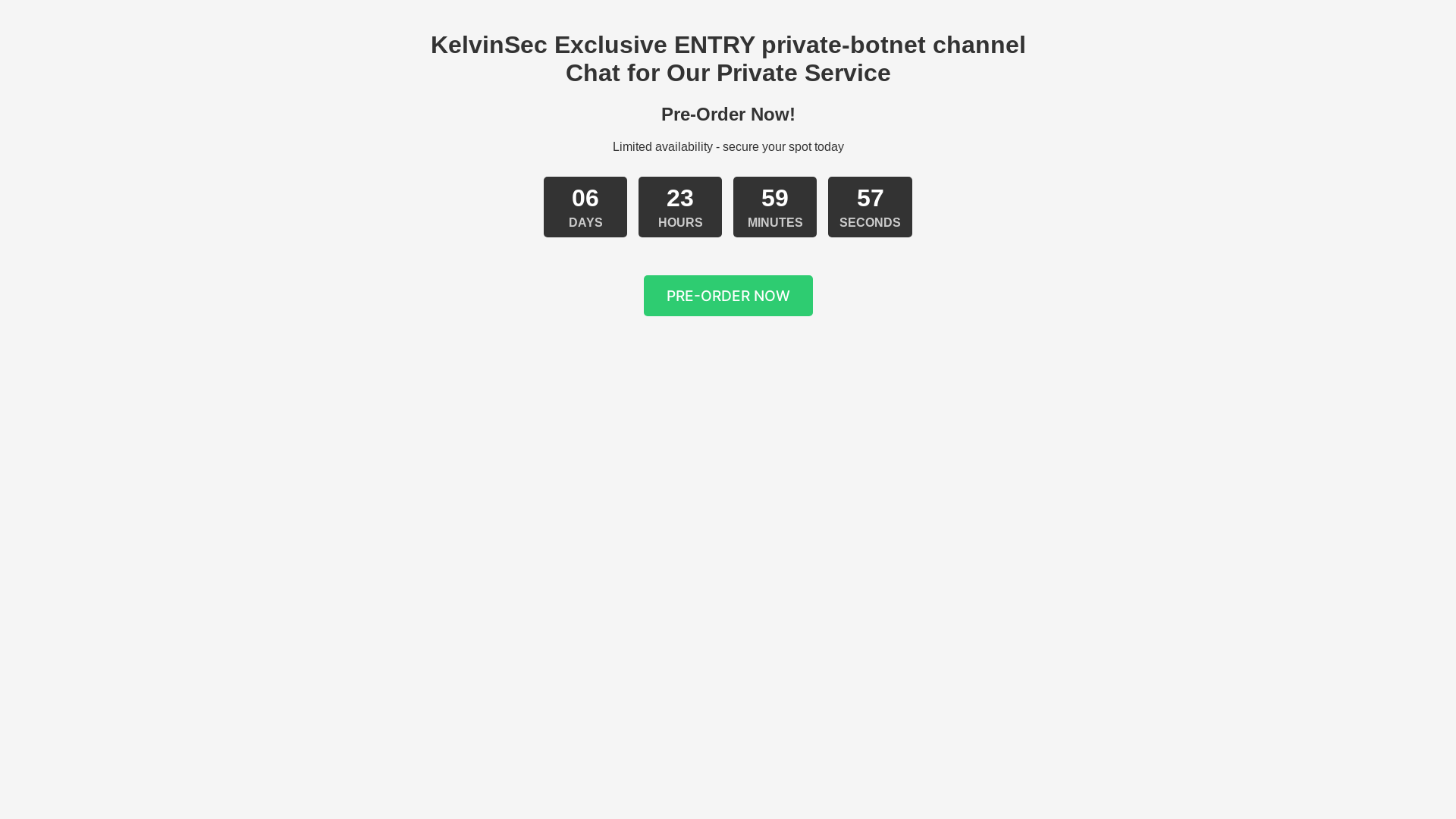 website screenshot of https://privatepreorder.pages.dev/