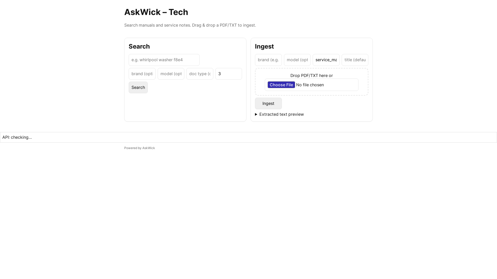 website screenshot of https://askwick-frontend-eam.pages.dev/