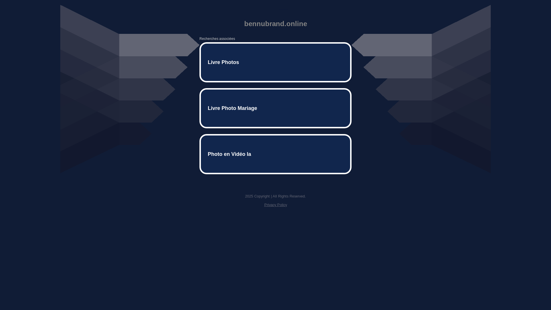 website screenshot of https://bennubrand.online/