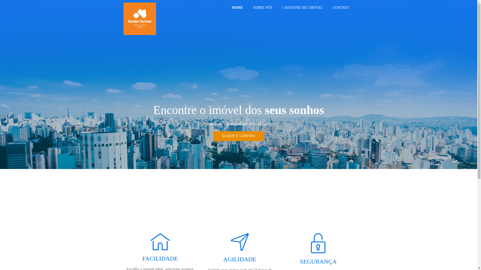website screenshot of https://investgoiasimobiliaria.com.br/