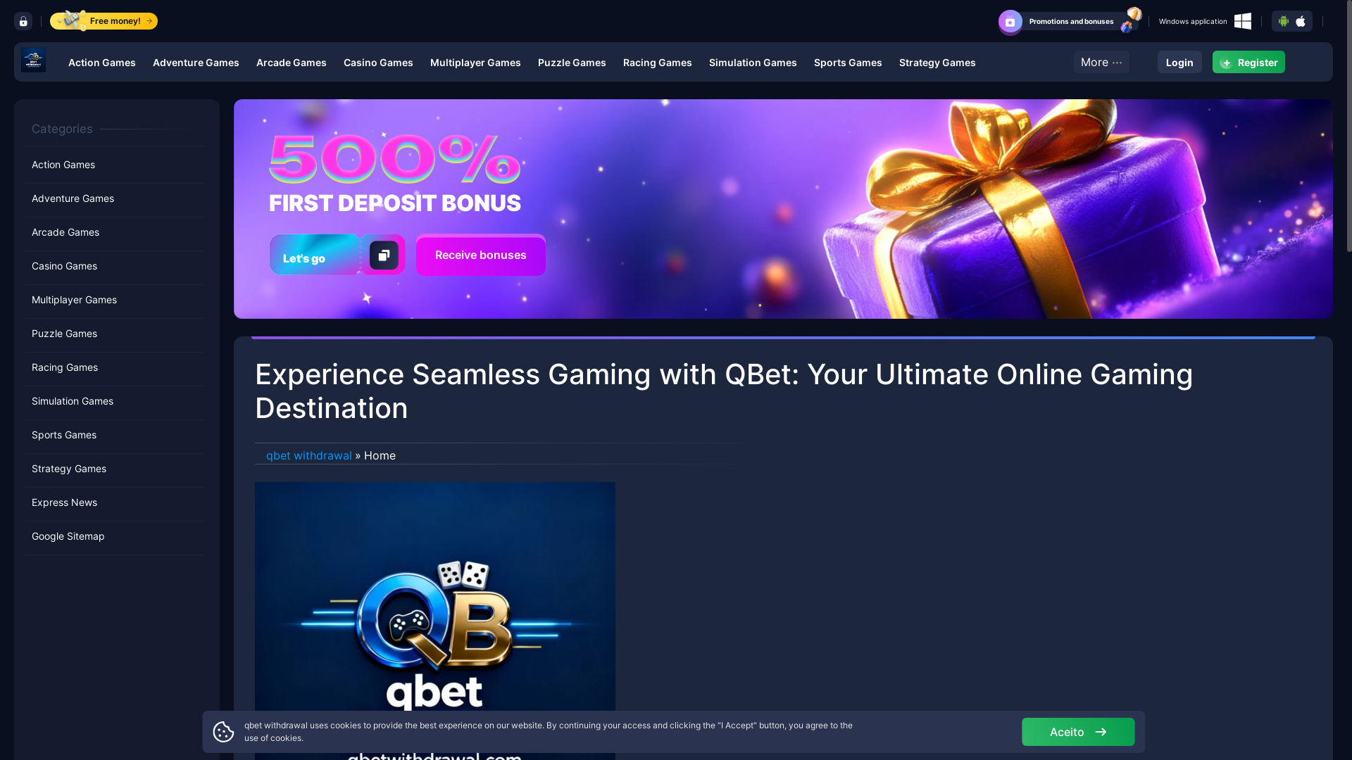 website screenshot of https://qbetwithdrawal.com/