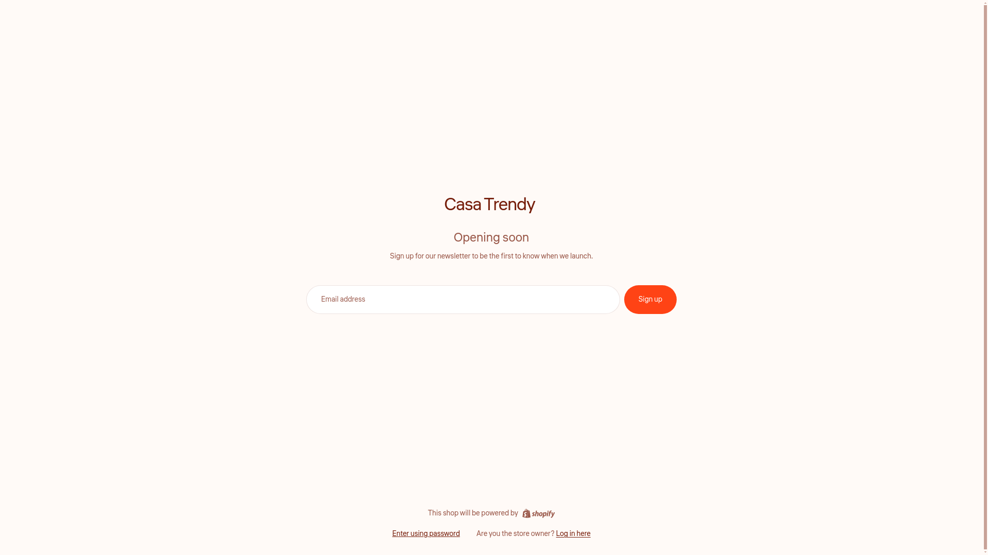 website screenshot of https://casatrendy.org/