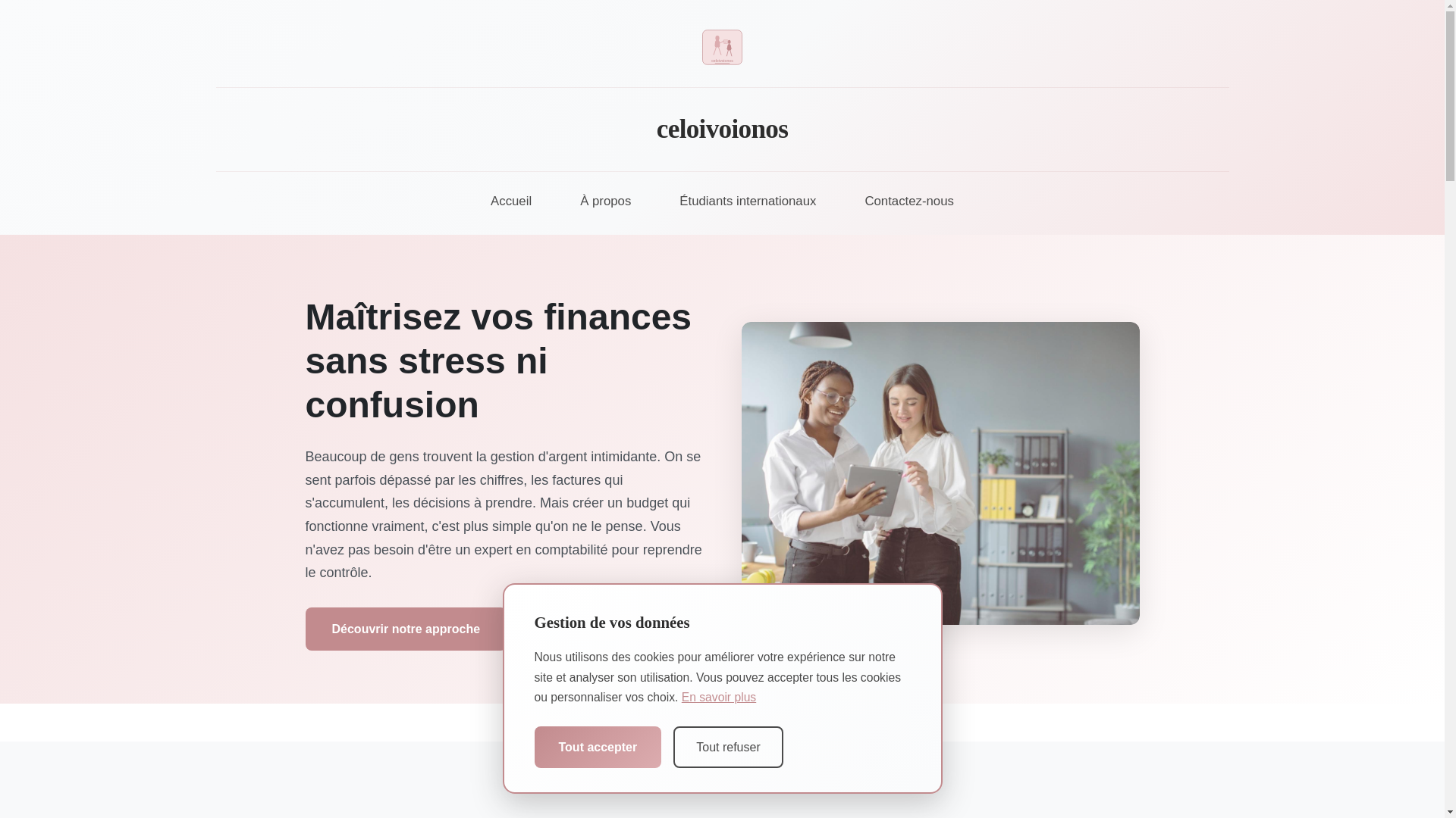 website screenshot of https://celoivoionos.com
