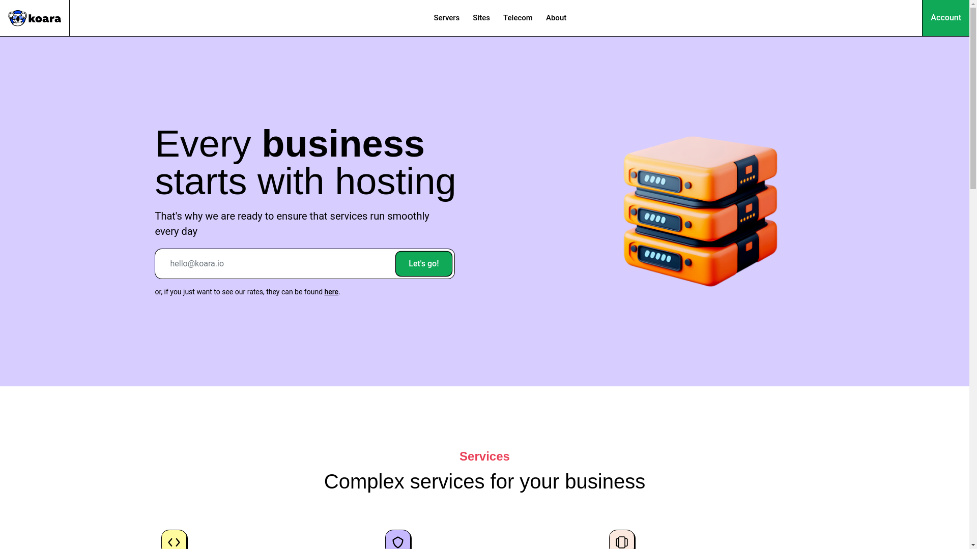 website screenshot of https://koara-web.pages.dev/