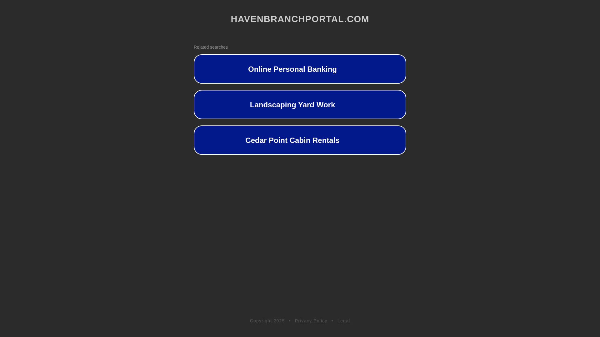 website screenshot of https://havenbranchportal.com/