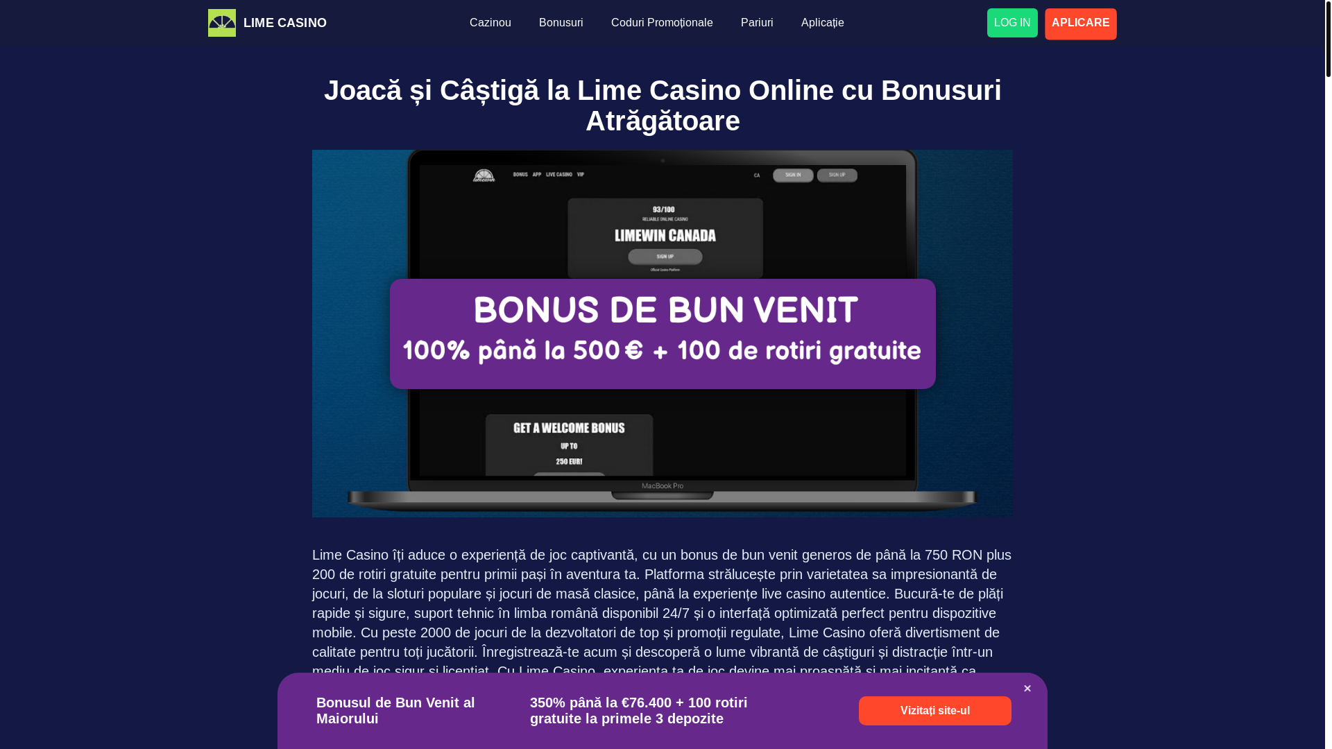 website screenshot of https://lime-casino-com.pages.dev/