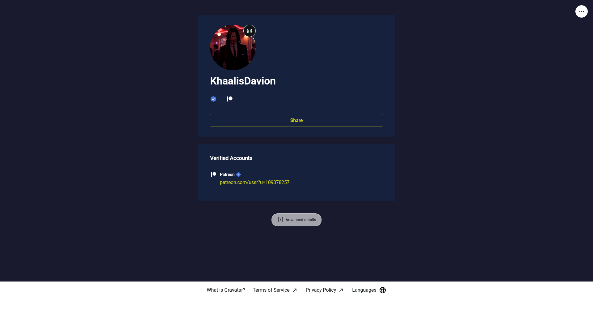 website screenshot of https://khaalisdavion.link/