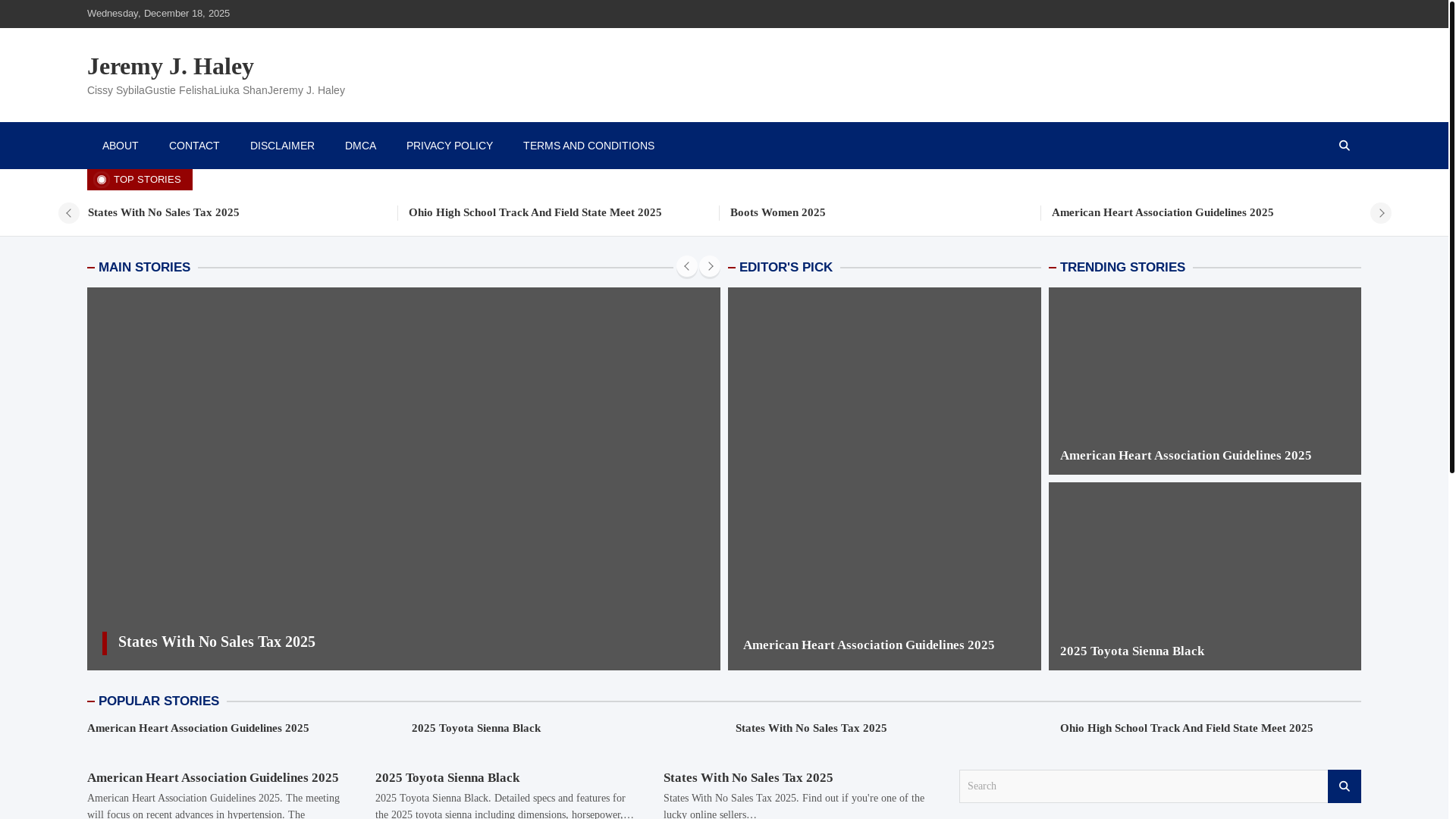 website screenshot of https://jeremyjhaley.pages.dev/