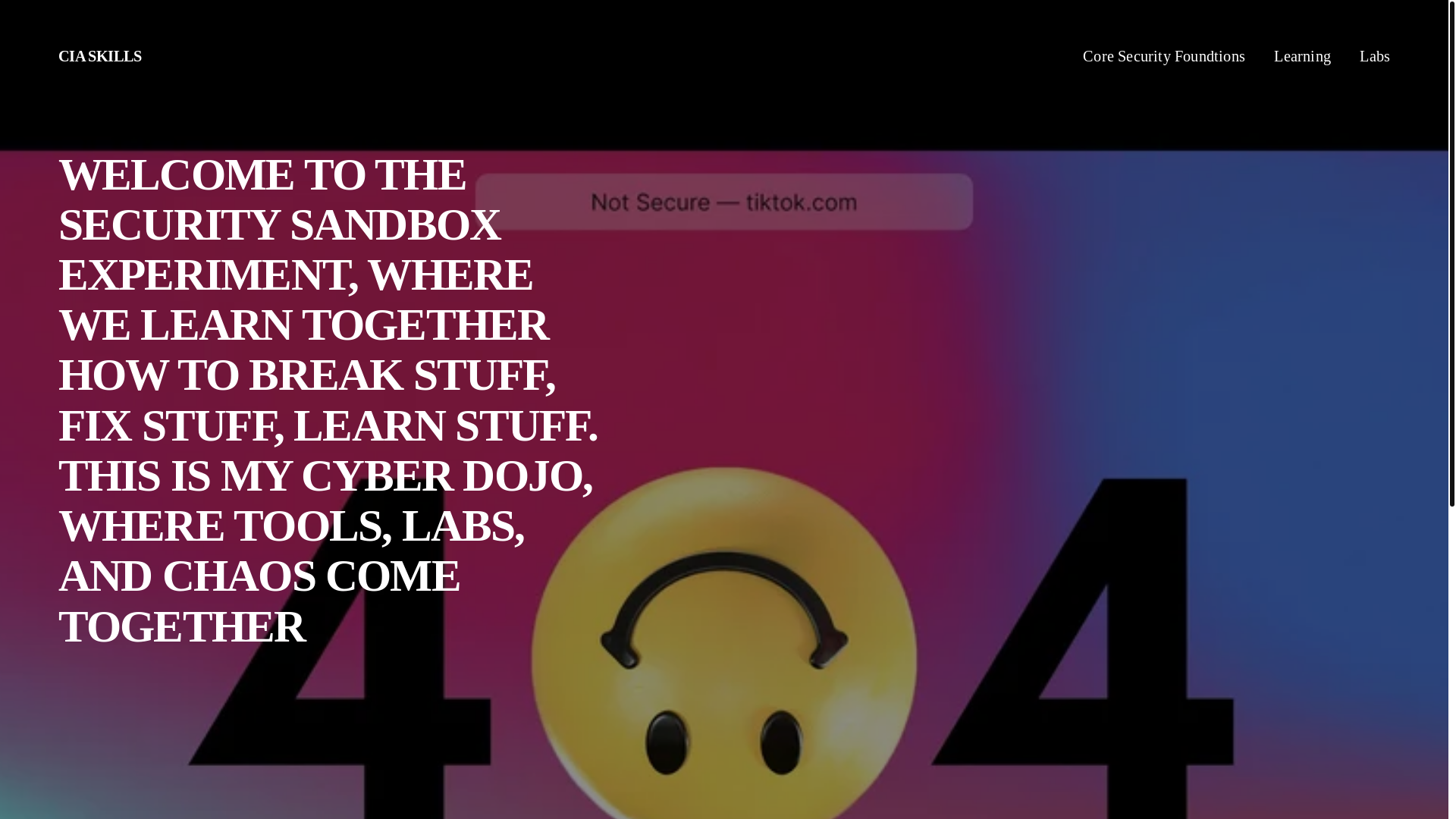 website screenshot of https://ciaskills.com/