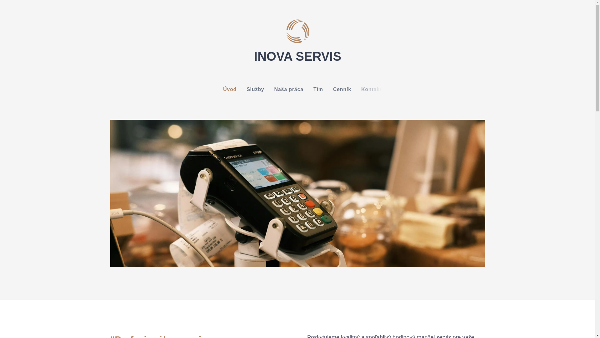 website screenshot of https://inovaservis.sk/