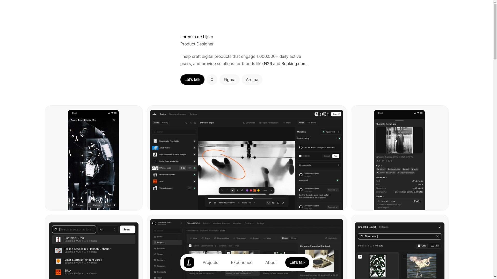 website screenshot of https://interdrift.design/