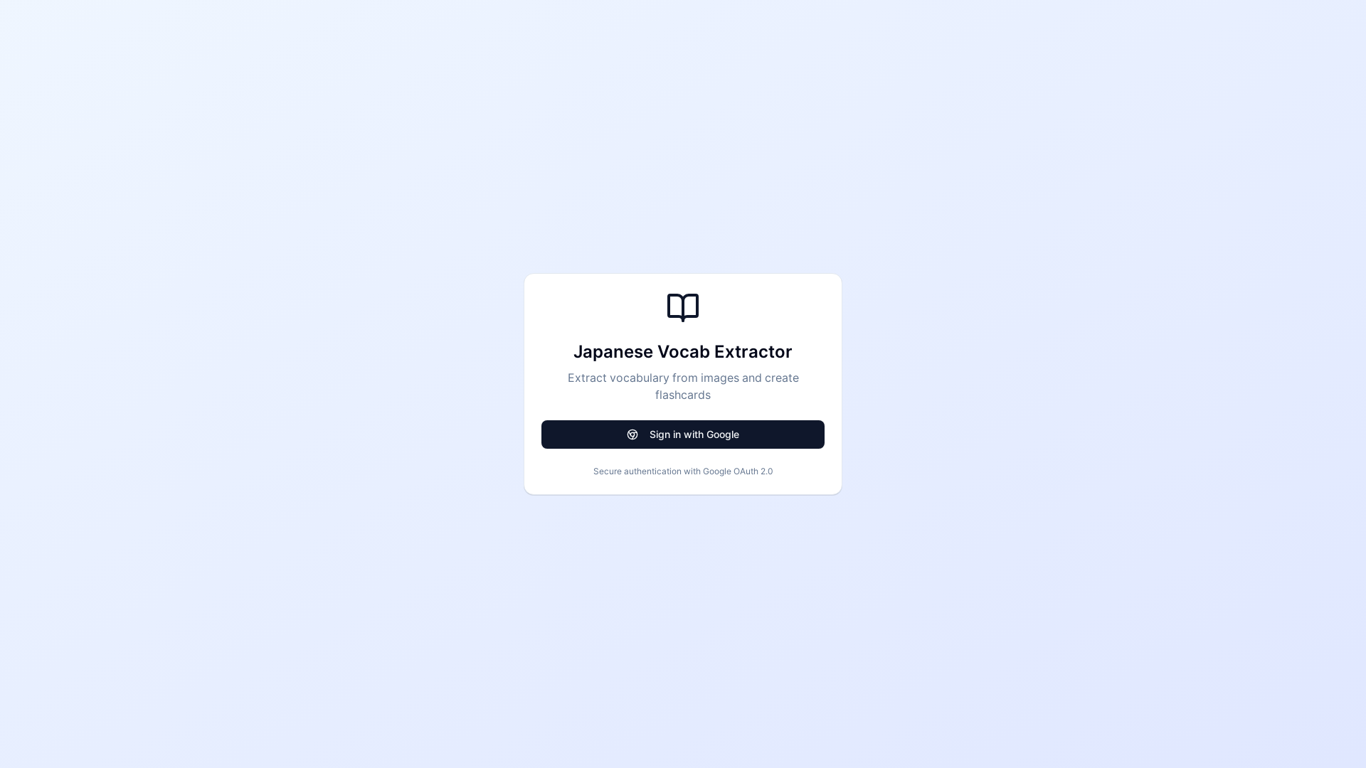 website screenshot of https://quickcard.click/