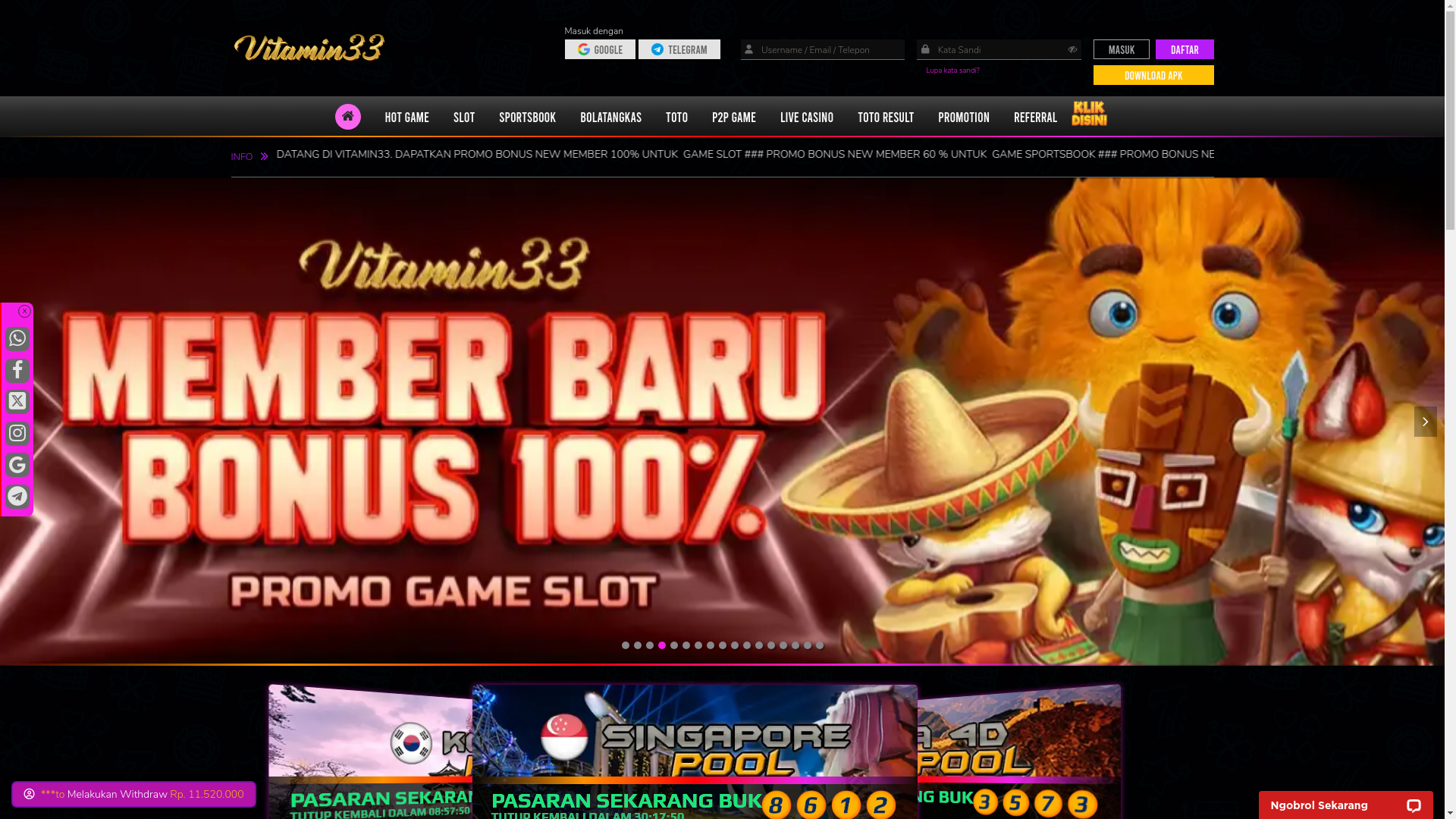 website screenshot of https://link-vitamin33.org/