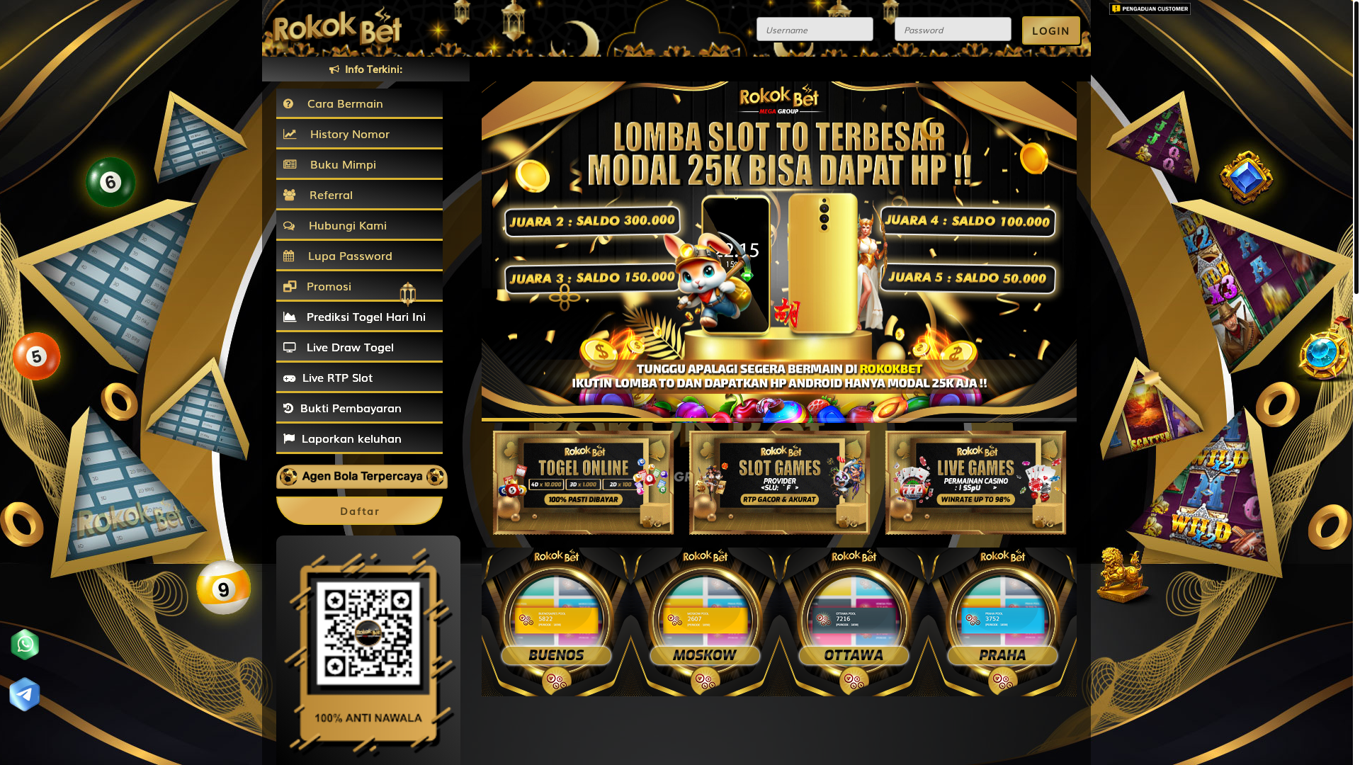 website screenshot of https://rokokbetberani.xyz/