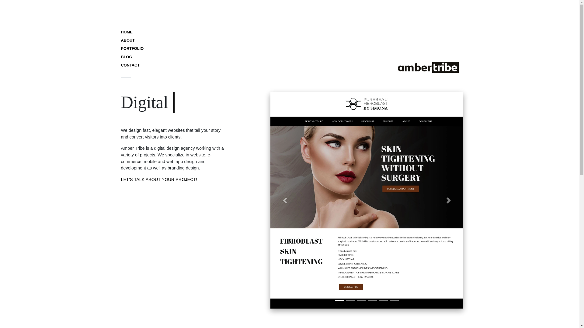 website screenshot of https://myambertribe.pages.dev/